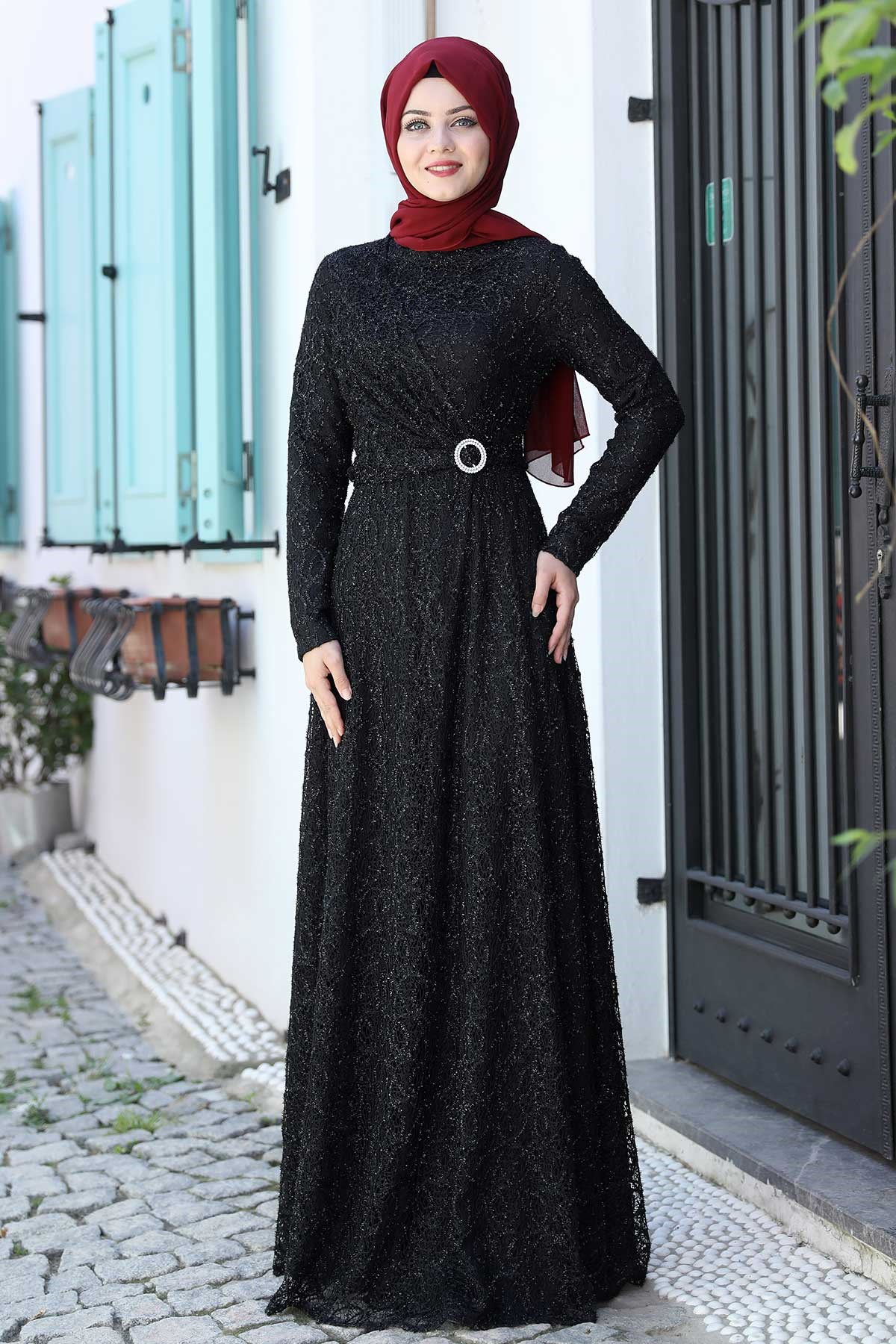TANEM ABİYEAHN180-SİYAHAhunisa