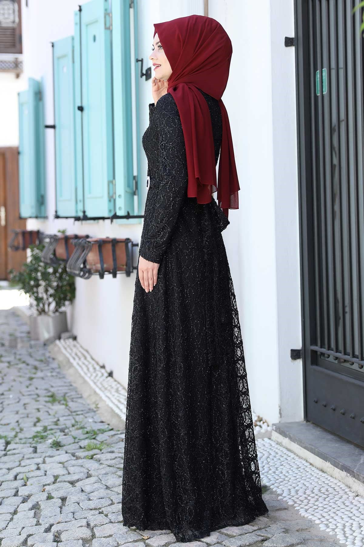 TANEM ABİYEAHN180-SİYAHAhunisa