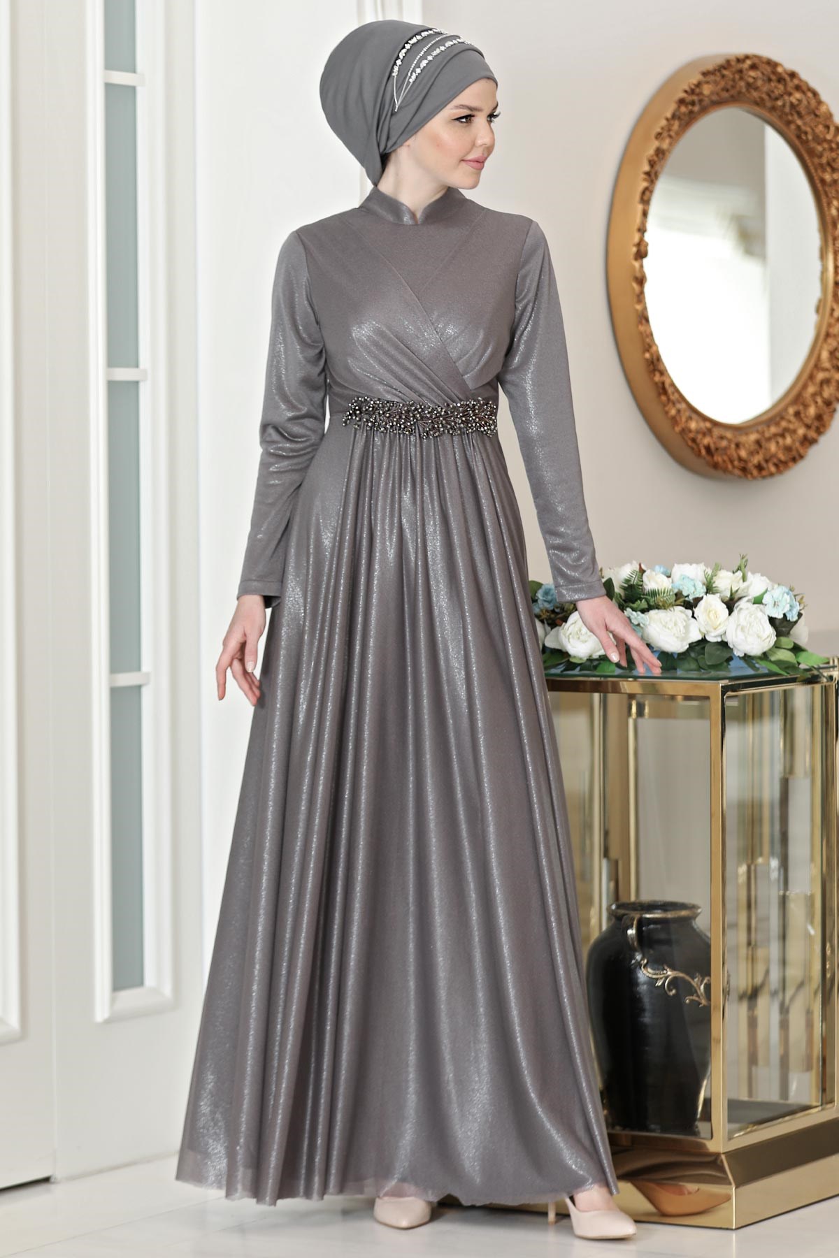 SAHRA ABİYEAHN200-ANTRASİTAhunisa
