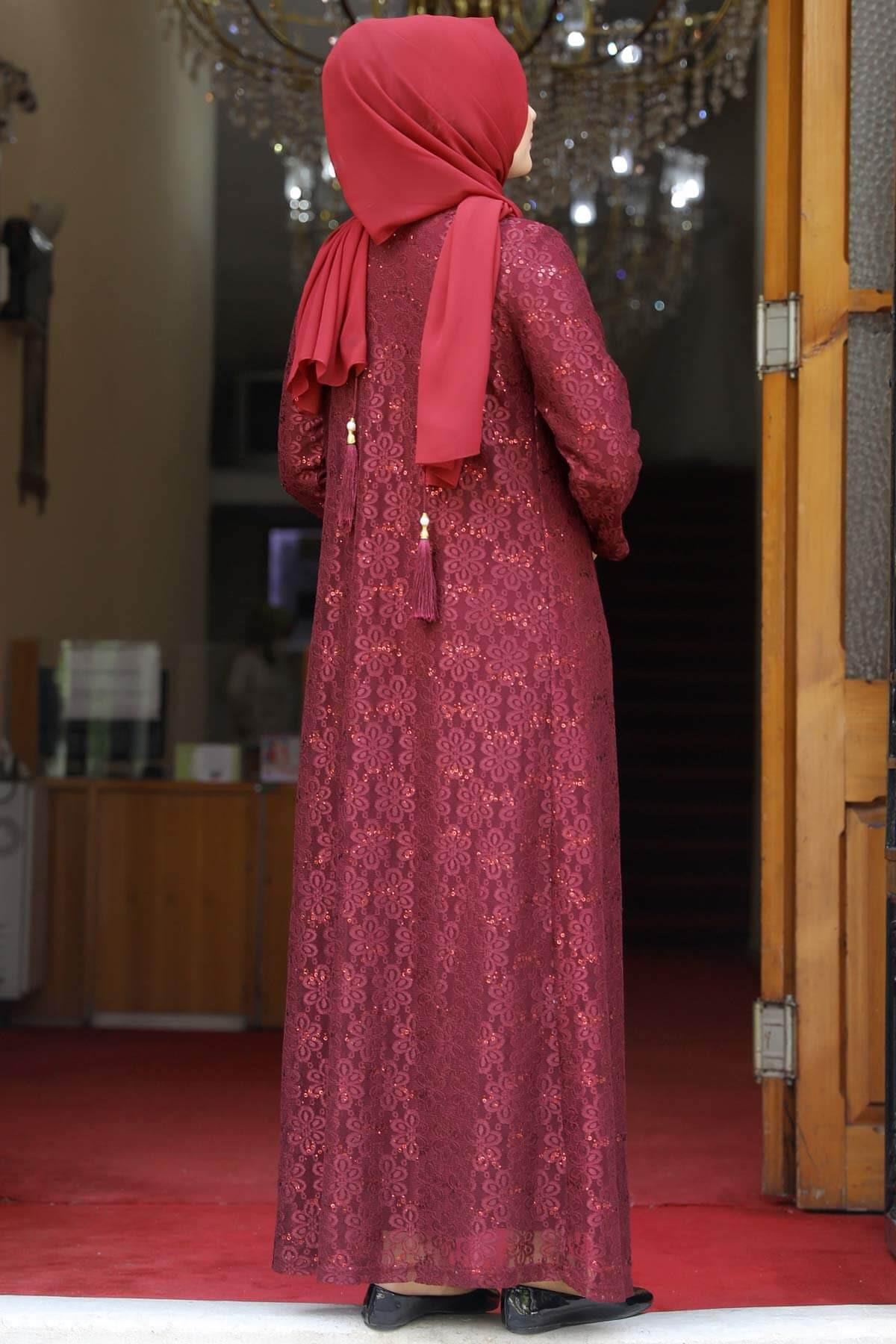 Papatya - Elbise - Bordo - AMH502AMH502-BORDOAmine Hüma