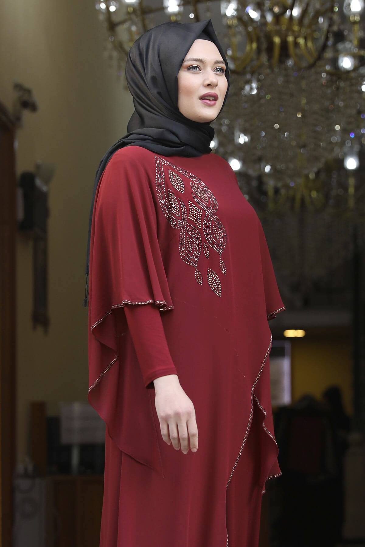 Aylin  Abiye Bordo AMH620AMH620-BORDOAmine Hüma