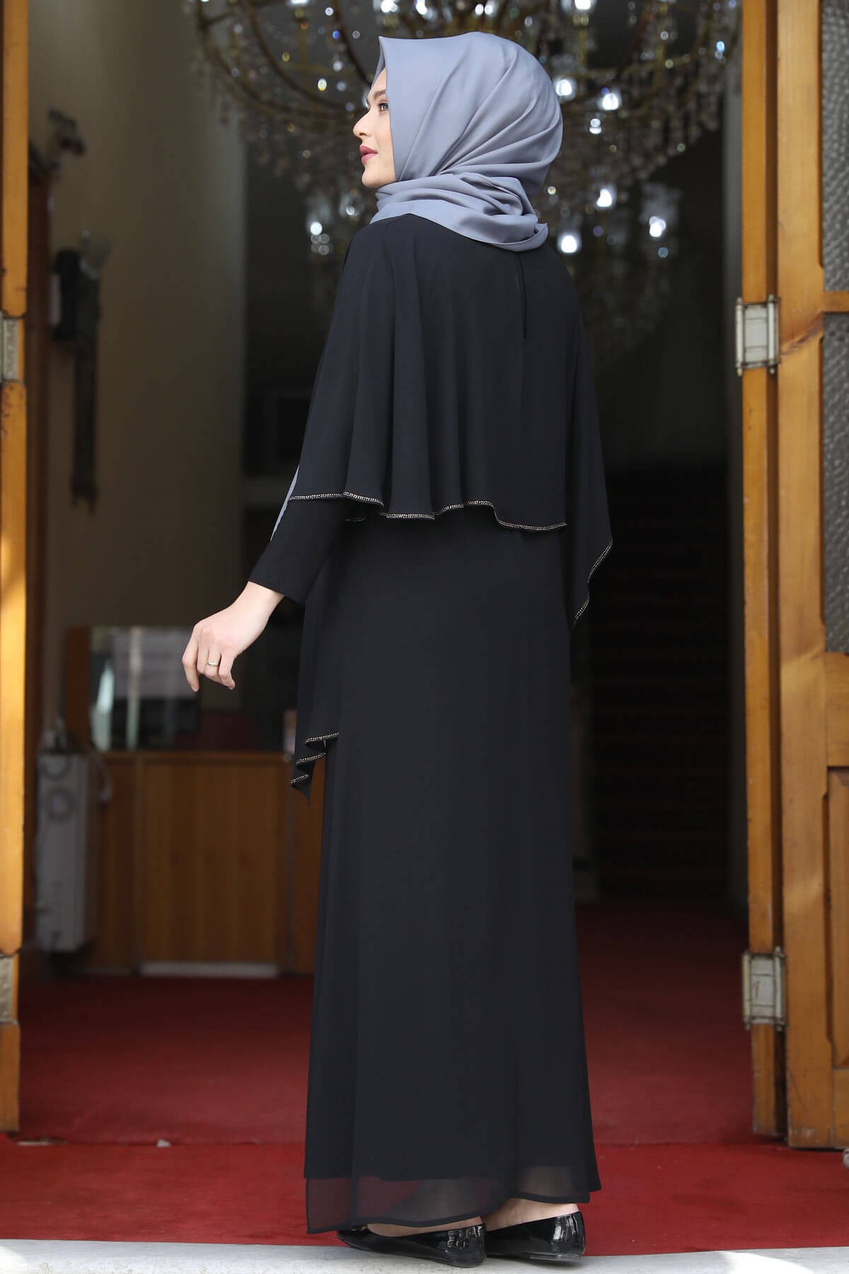 Aylin  Abiye Siyah AMH620AMH620-SİYAHAmine Hüma