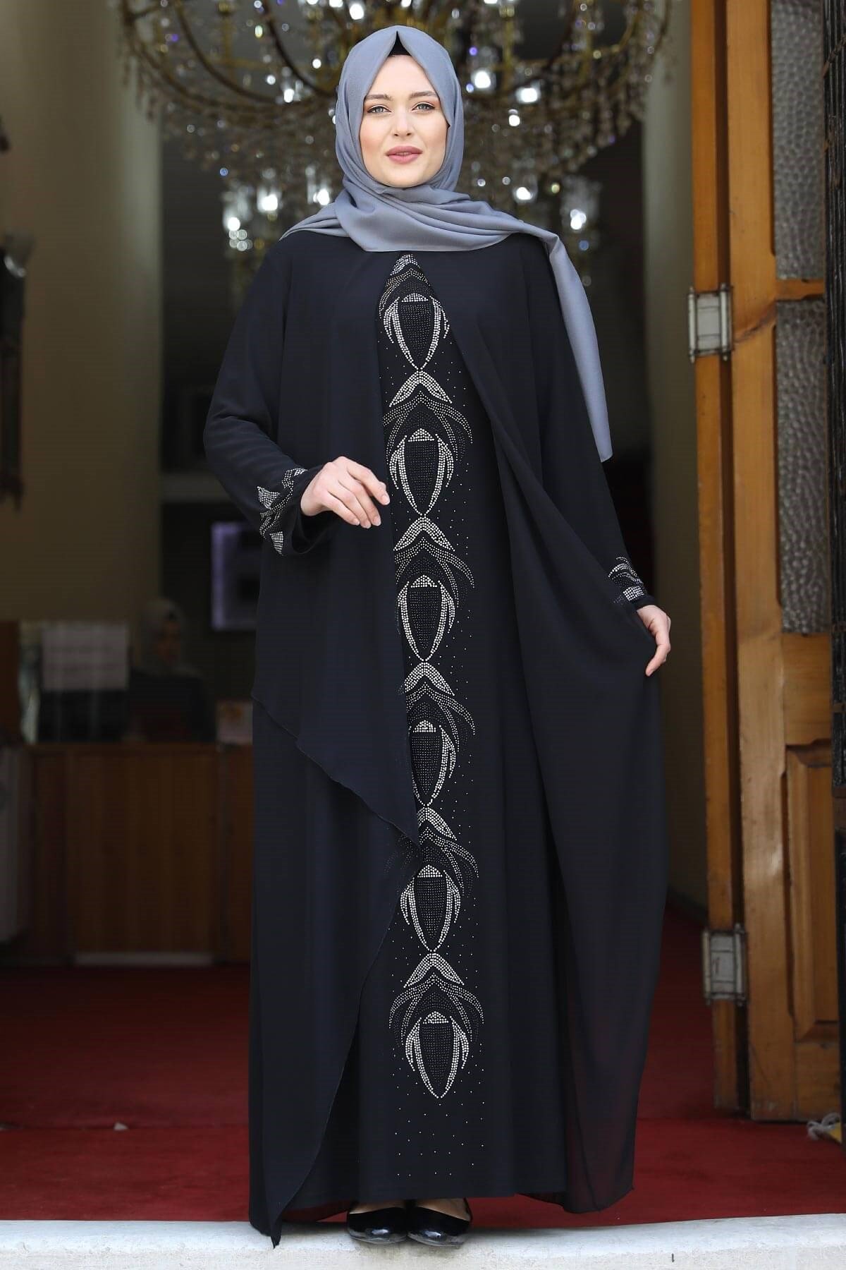 Fulya Abiye Siyah AMH638AMH638-SİYAHAmine Hüma