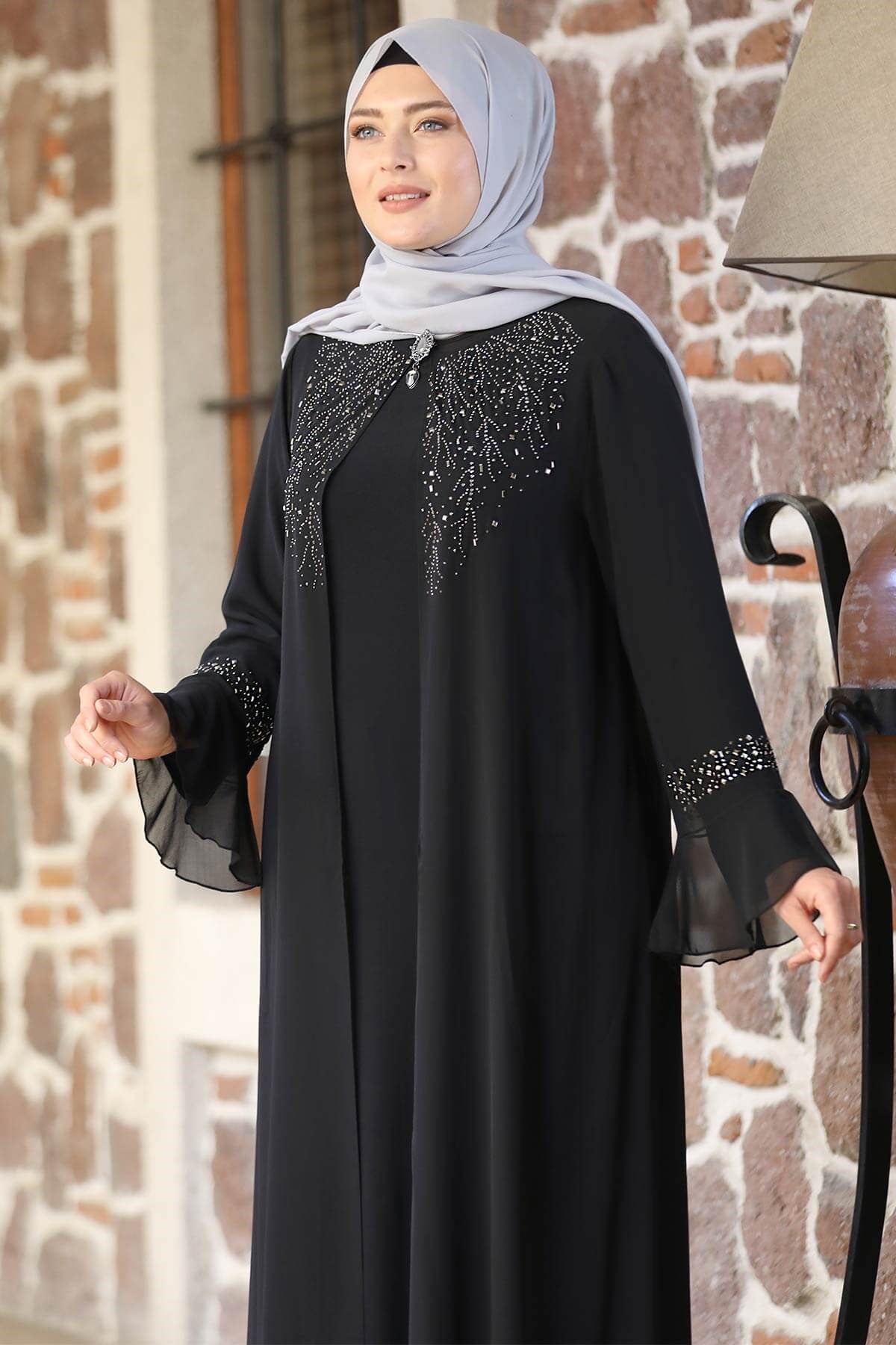 Neşe Abiye Siyah AMH668AMH668-SİYAHAmine Hüma