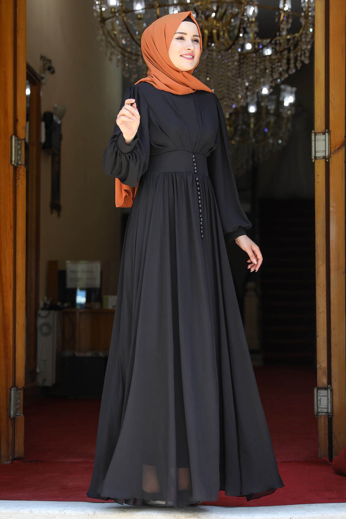 EFSANE ABİYEAMH722-SİYAHAmine Hüma