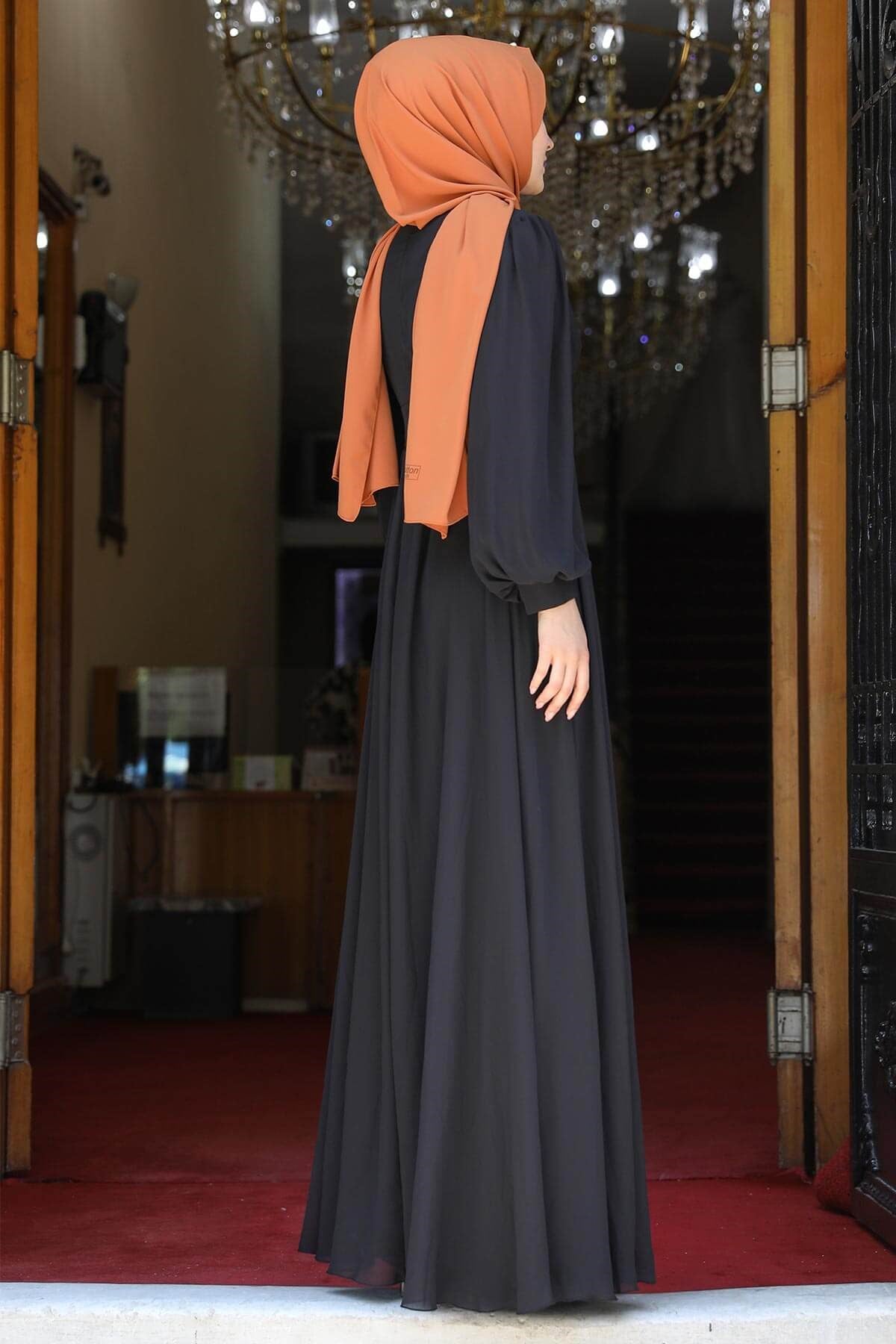 EFSANE ABİYEAMH722-SİYAHAmine Hüma