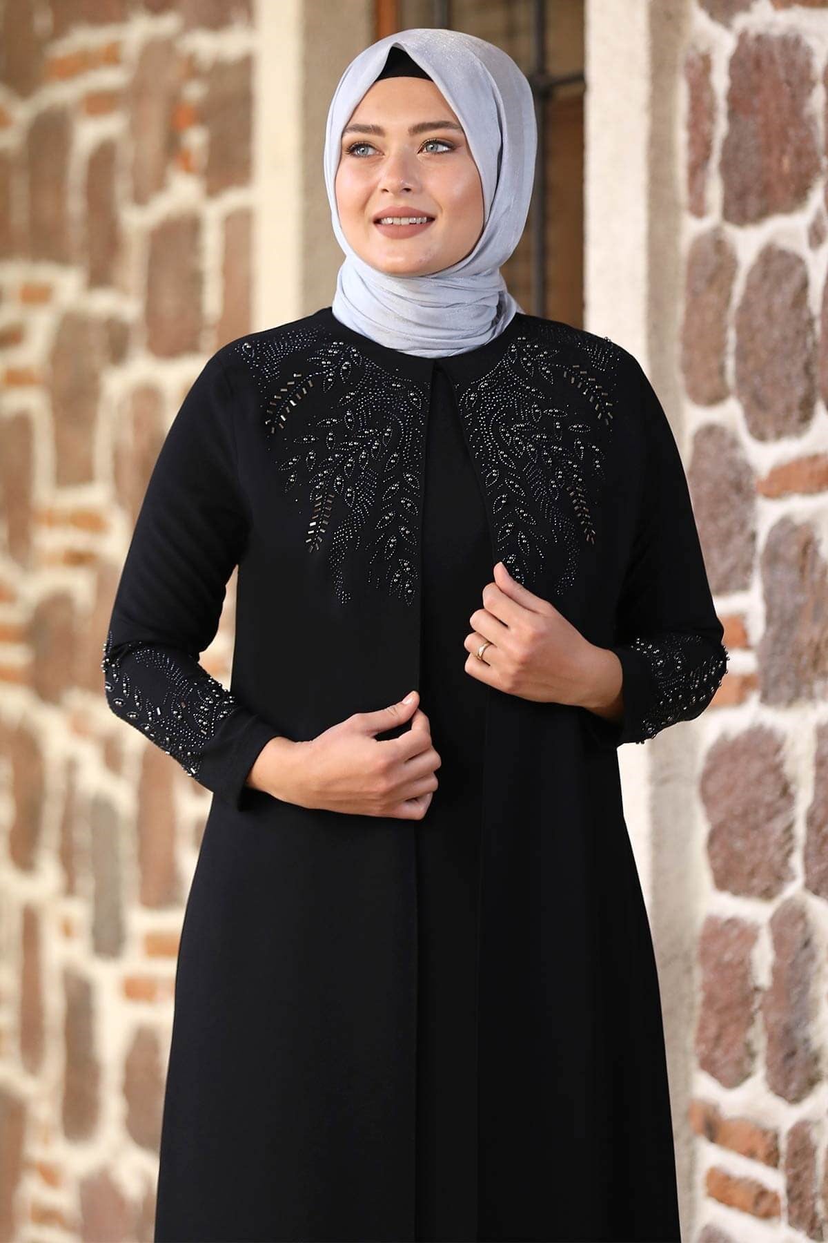 BAŞAK ABİYEAMH762-SİYAHAmine Hüma