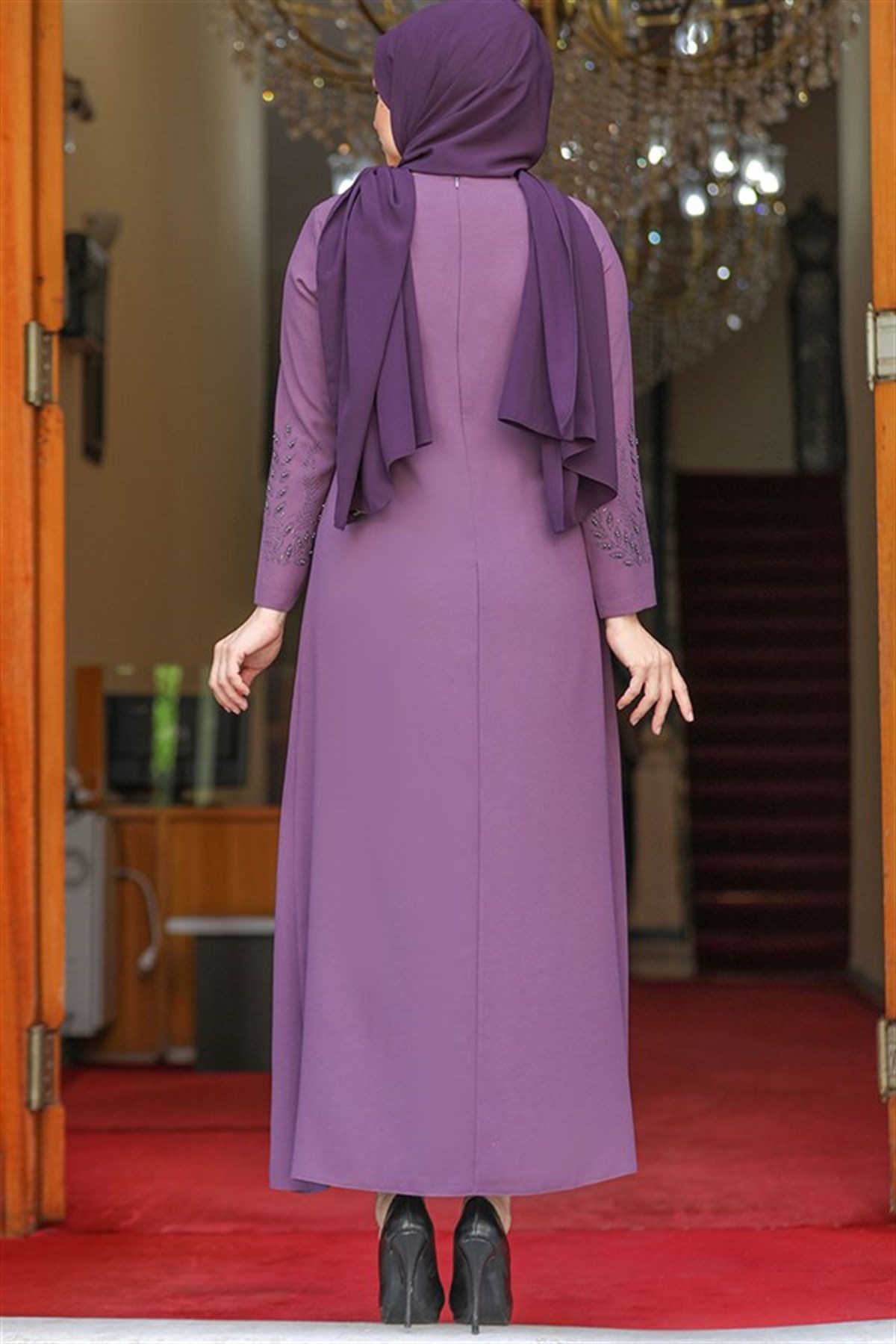 Başak Abiye Violet  AMH0762AMH762-VİOLETAmine Hüma