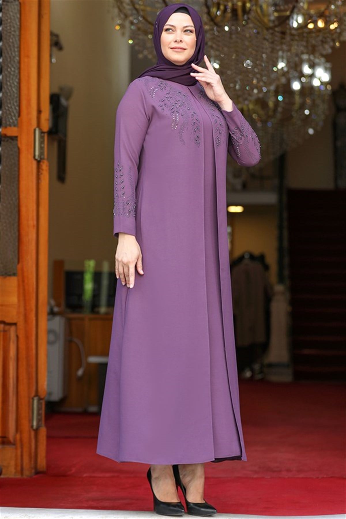 Başak Abiye Violet  AMH0762AMH762-VİOLETAmine Hüma