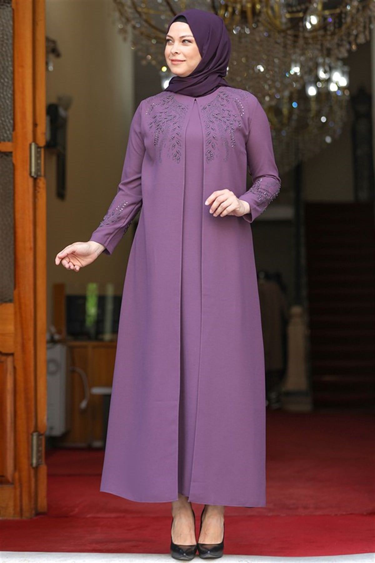 Başak Abiye Violet  AMH0762AMH762-VİOLETAmine Hüma