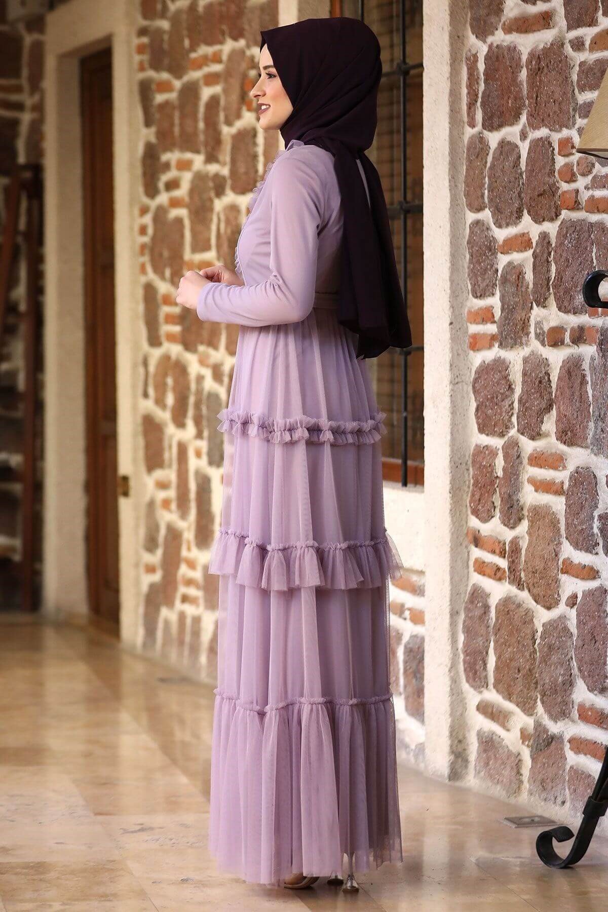 Şenay Abiye Lila AMH784AMH784-LİLAAmine Hüma