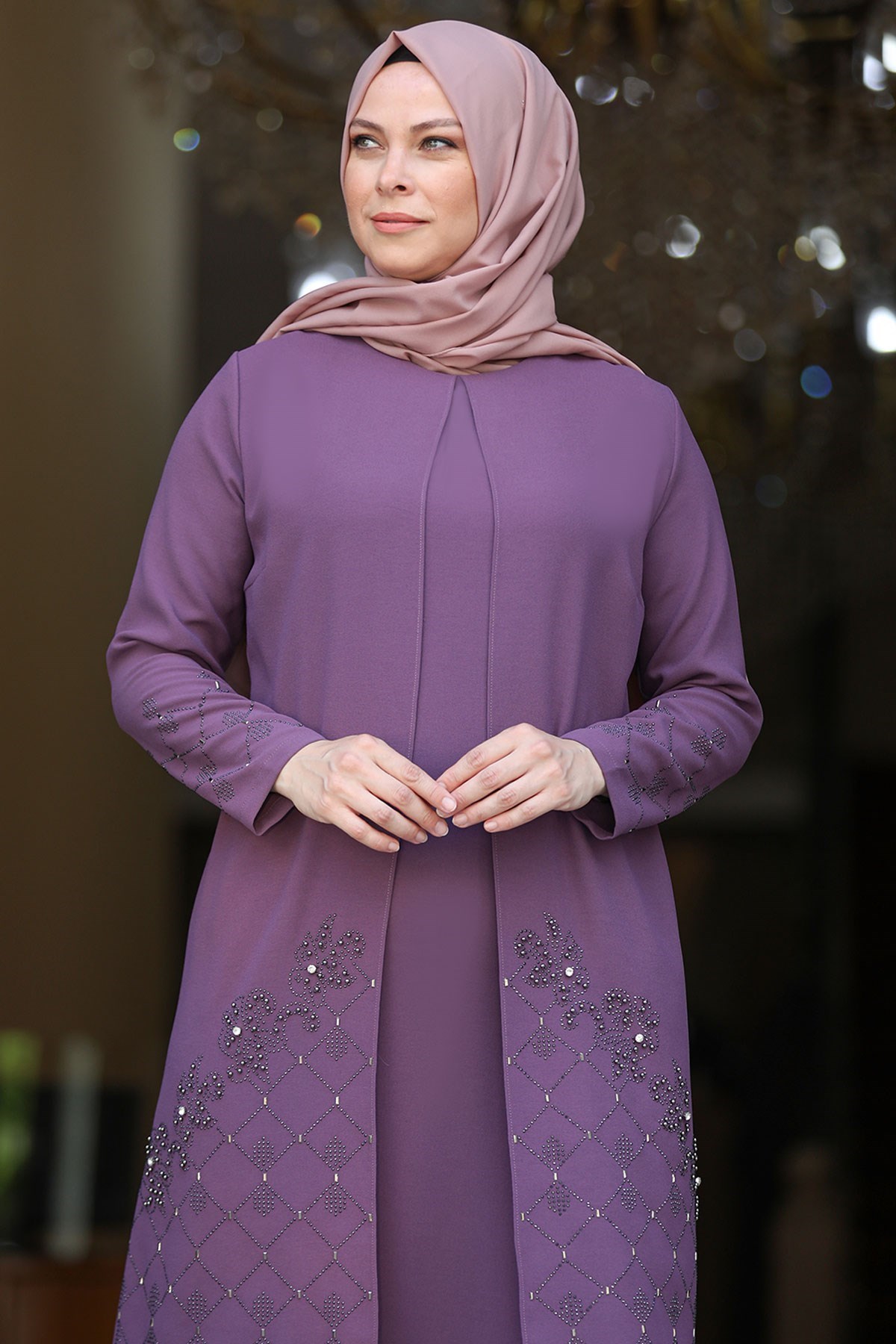 RABİA ABİYEAMH788-VİOLETAmine Hüma