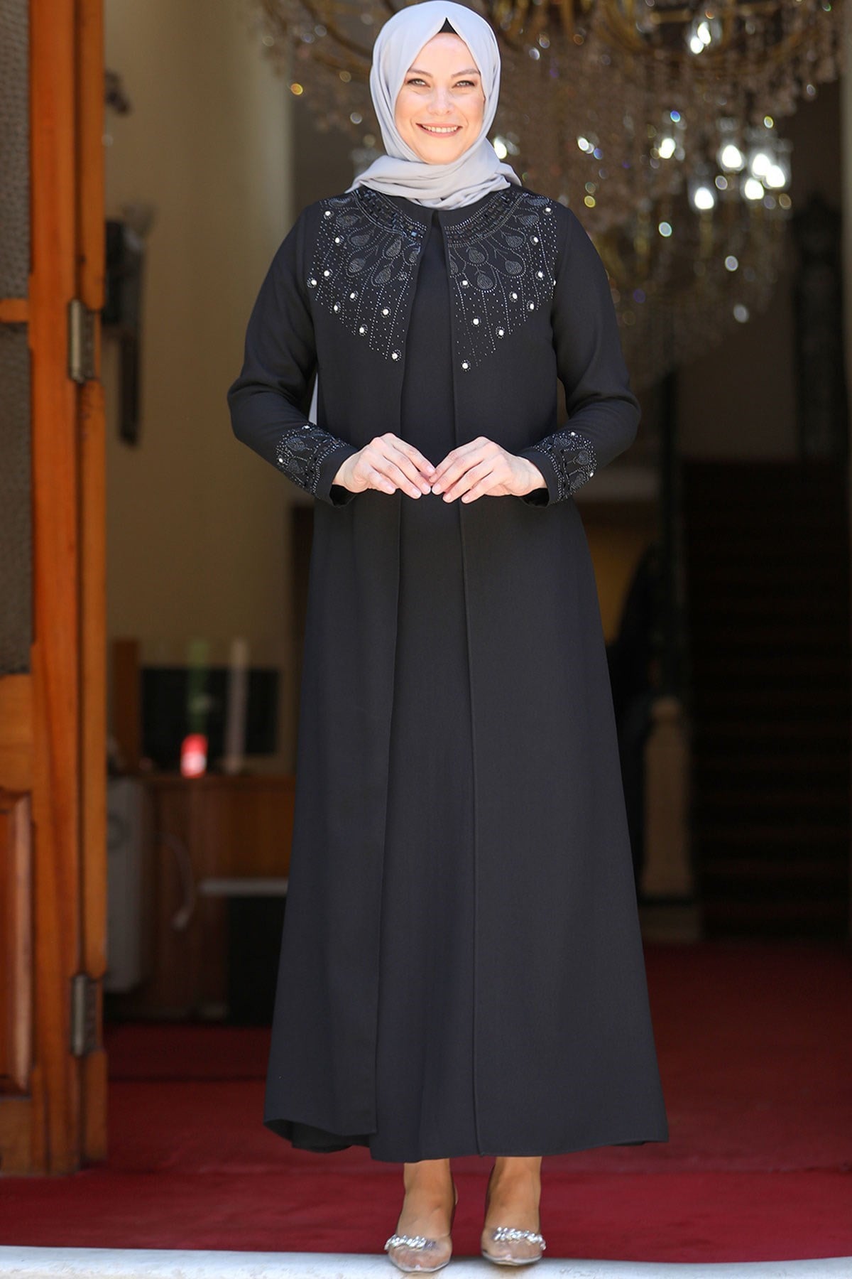 Hale Abiye Siyah AMH798AMH798-SİYAHAmine Hüma