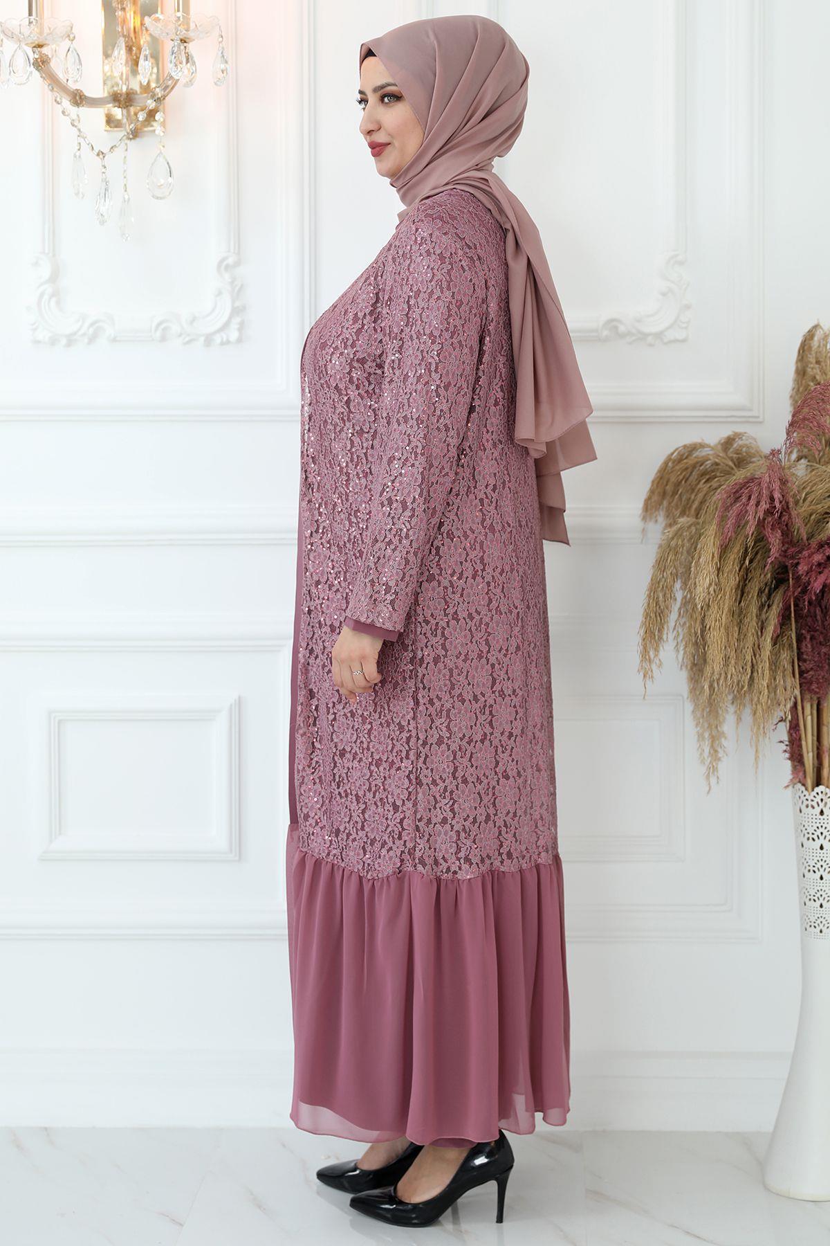 Asrın Abiye Gül Kurusu AMH830AMH830-GÜL KURUSUAmine Hüma