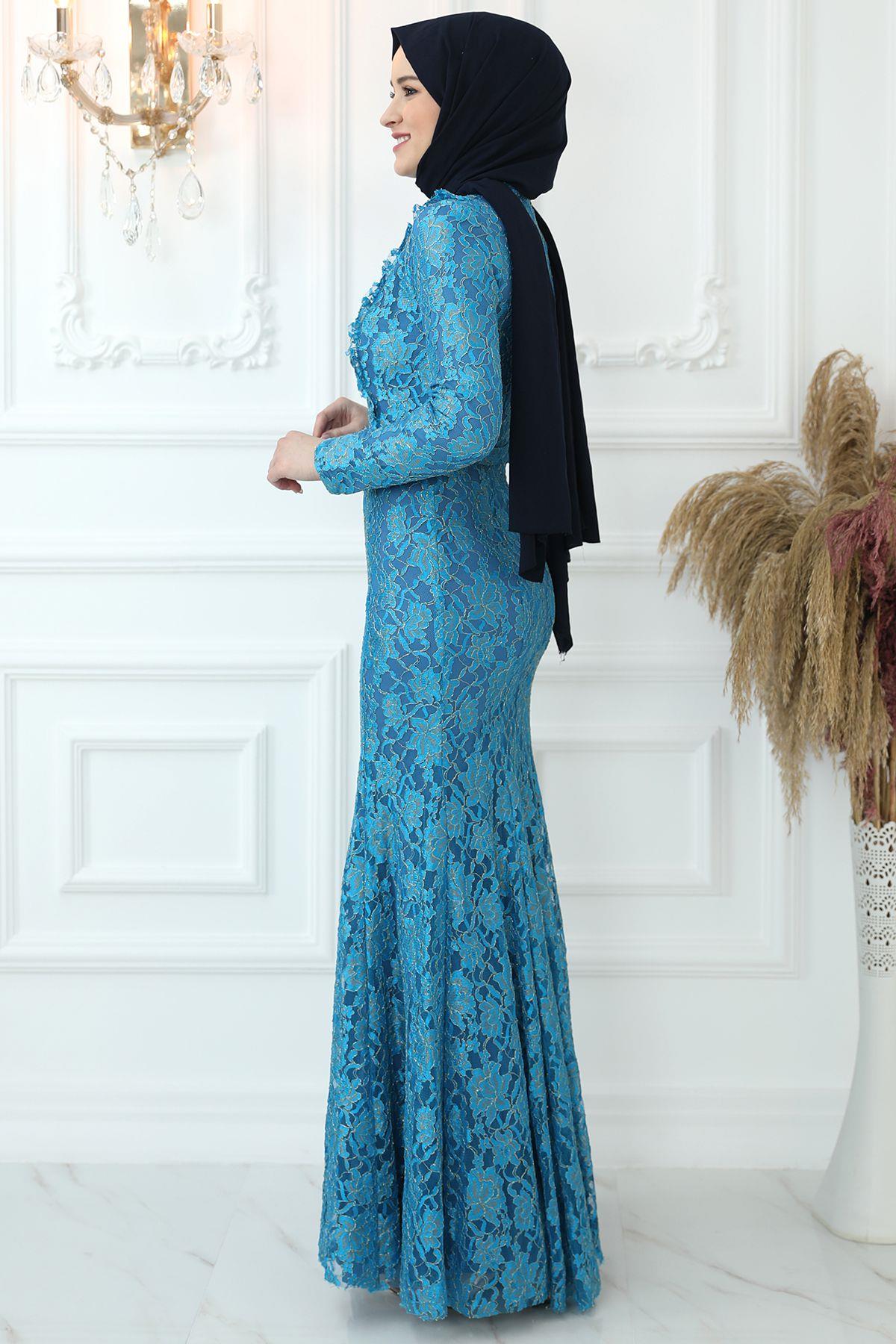 Belinay Abiye Mavi AMH842AMH842-MAVİAmine Hüma