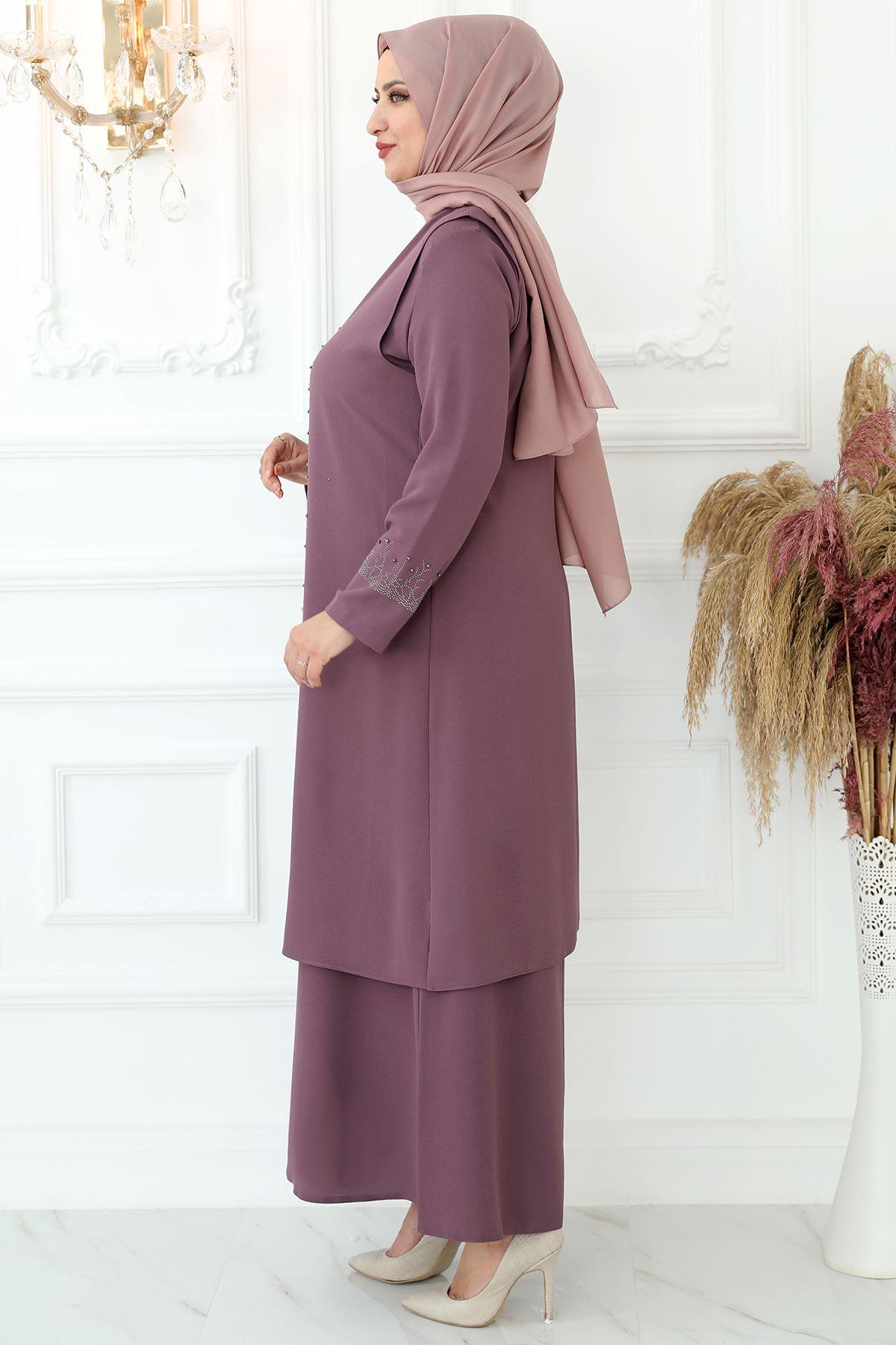 FİLİZ TESETTÜR ABİYEAMH854-GÜL KURUSUAmine Hüma