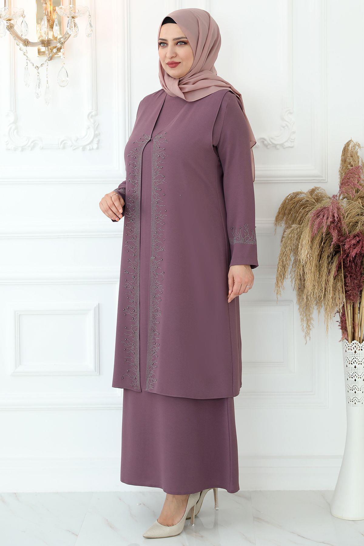 FİLİZ TESETTÜR ABİYEAMH854-GÜL KURUSUAmine Hüma