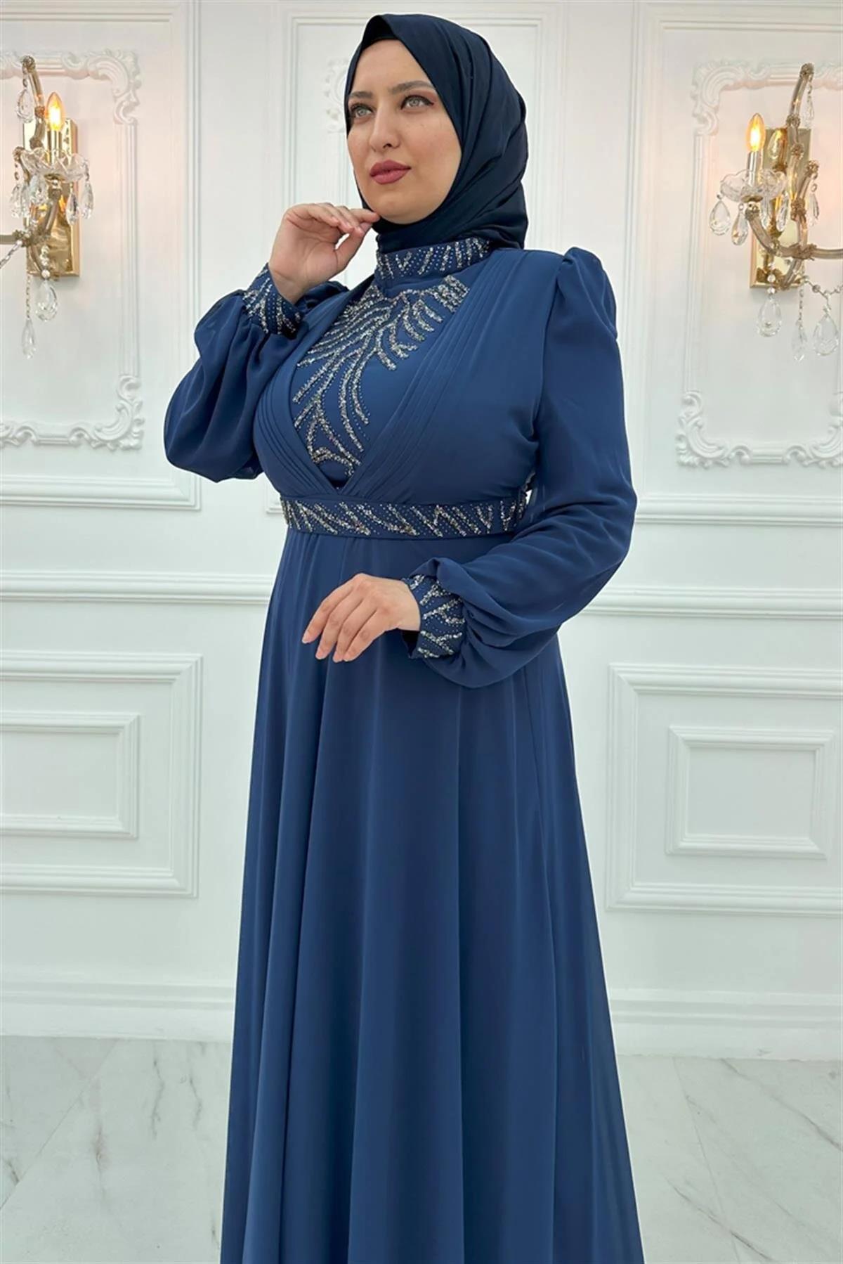 İREM ŞİFON ABİYEAMH868-İNDİGOAmine Hüma