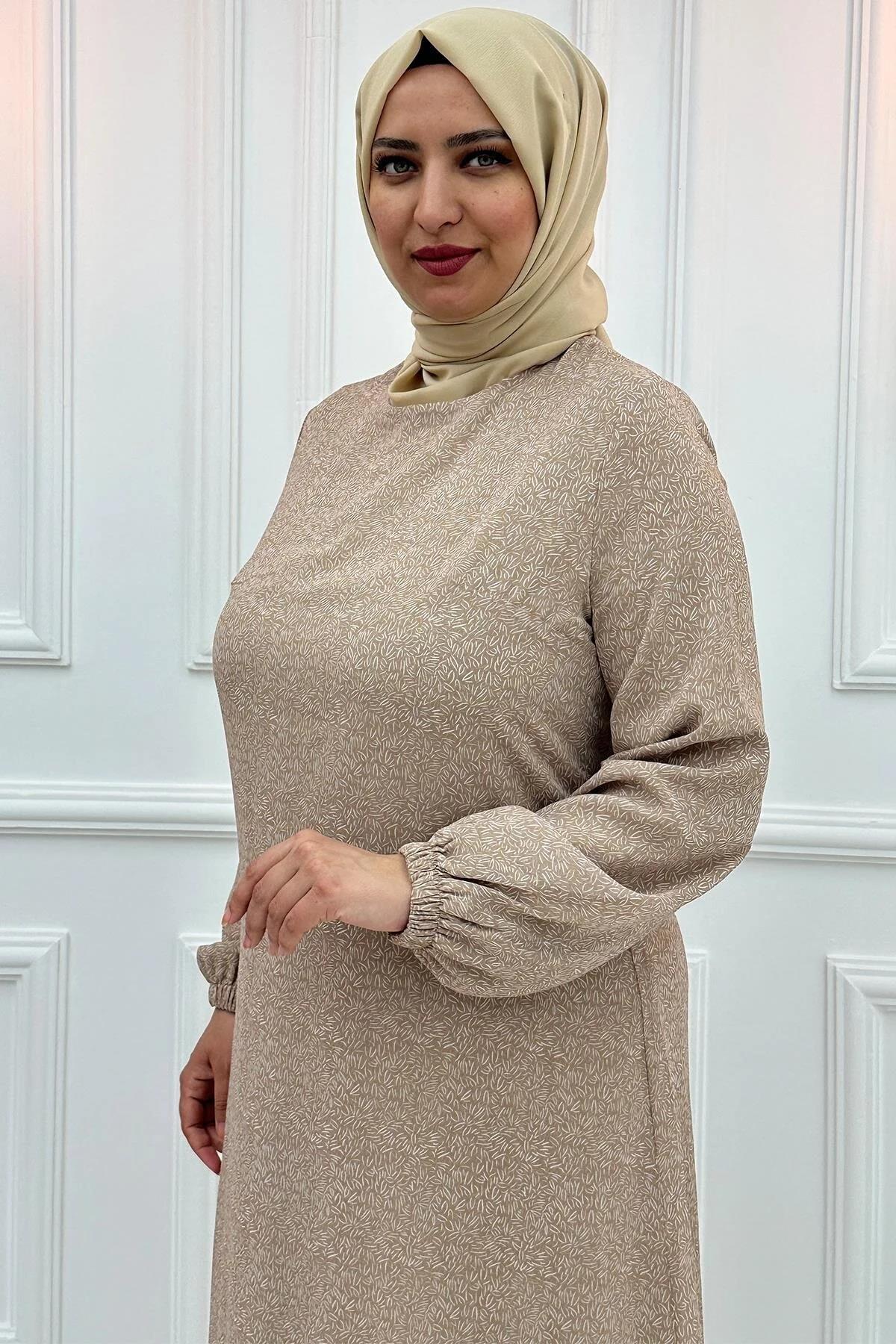 HAZAL ŞİFON ELBİSEAMH870-VİZONAmine Hüma