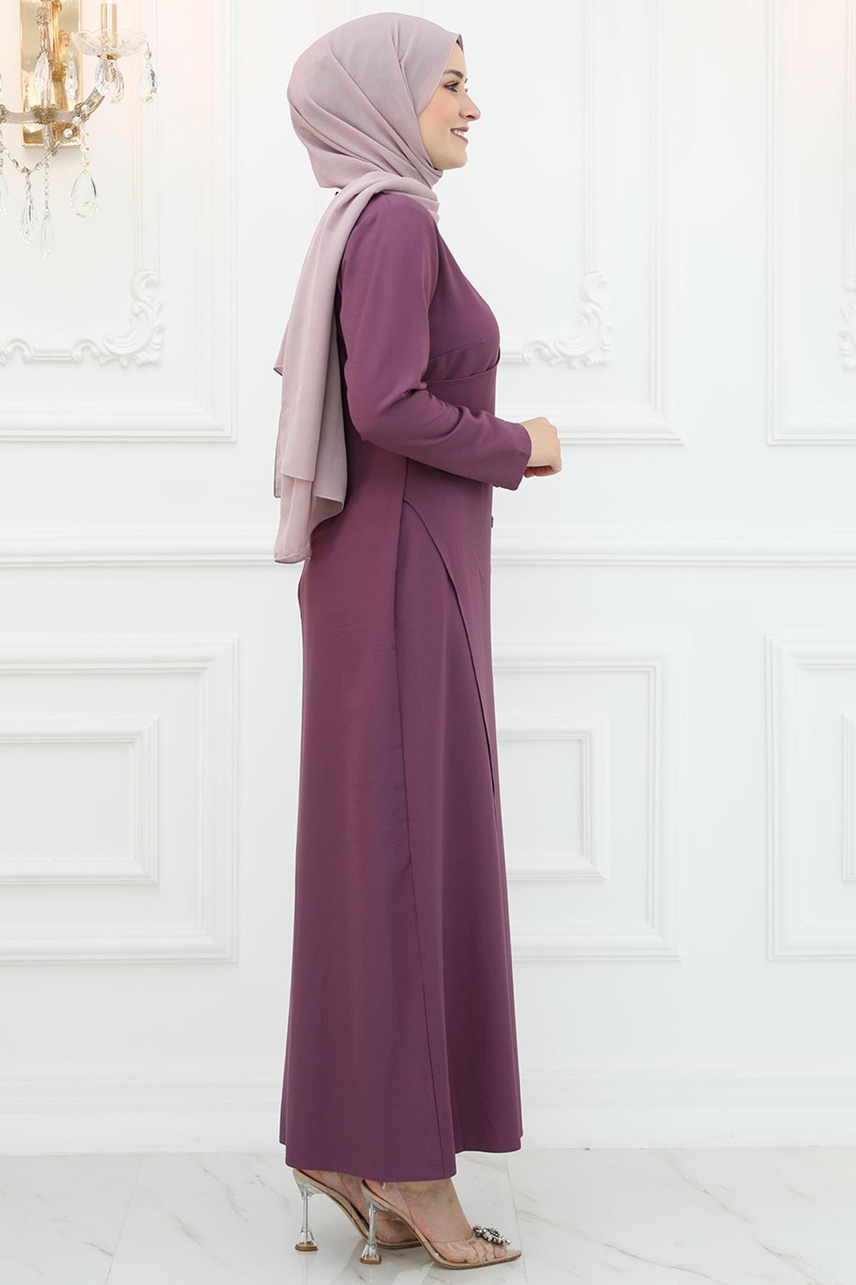 MİSLİNA ABİYEAMH932-VİOLETAmine Hüma