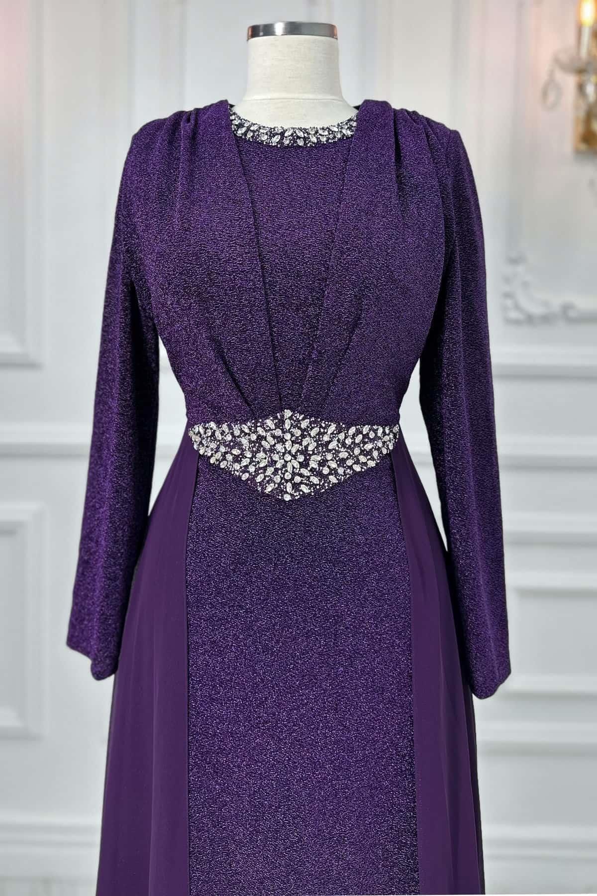 Cevher Abiye Mor AMH956AMH956-MORAmine Hüma