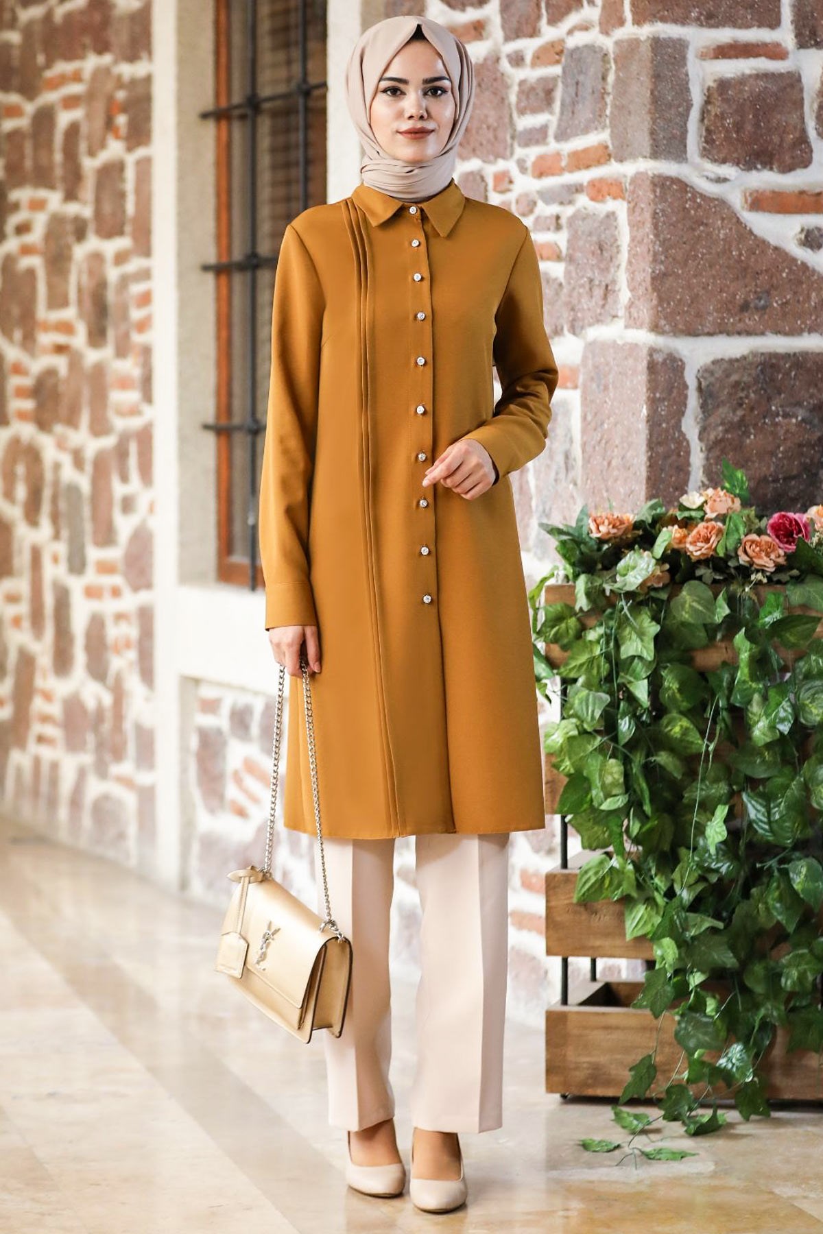 Eliz İkili Takım Safran ANR10ANR10-SAFRANAhunur Moda