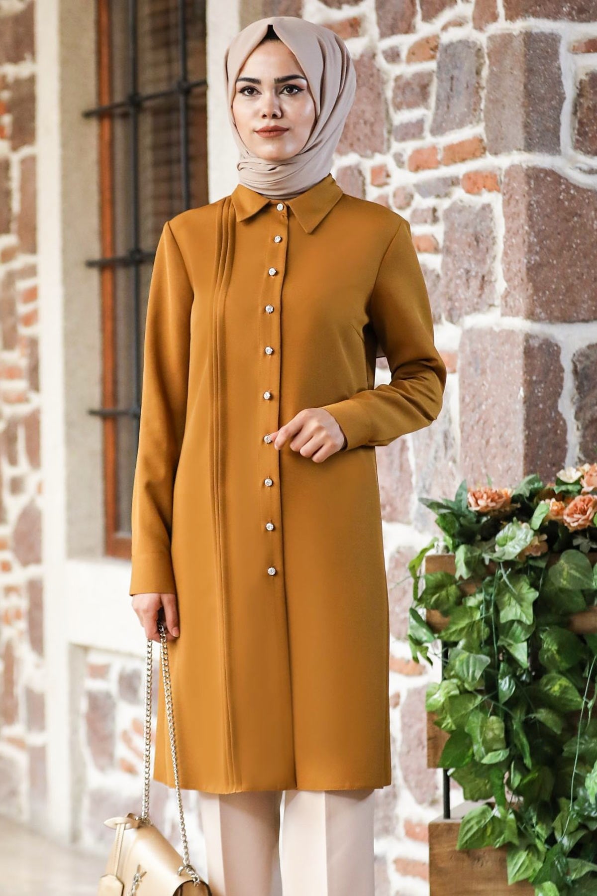 Eliz İkili Takım Safran ANR10ANR10-SAFRANAhunur Moda