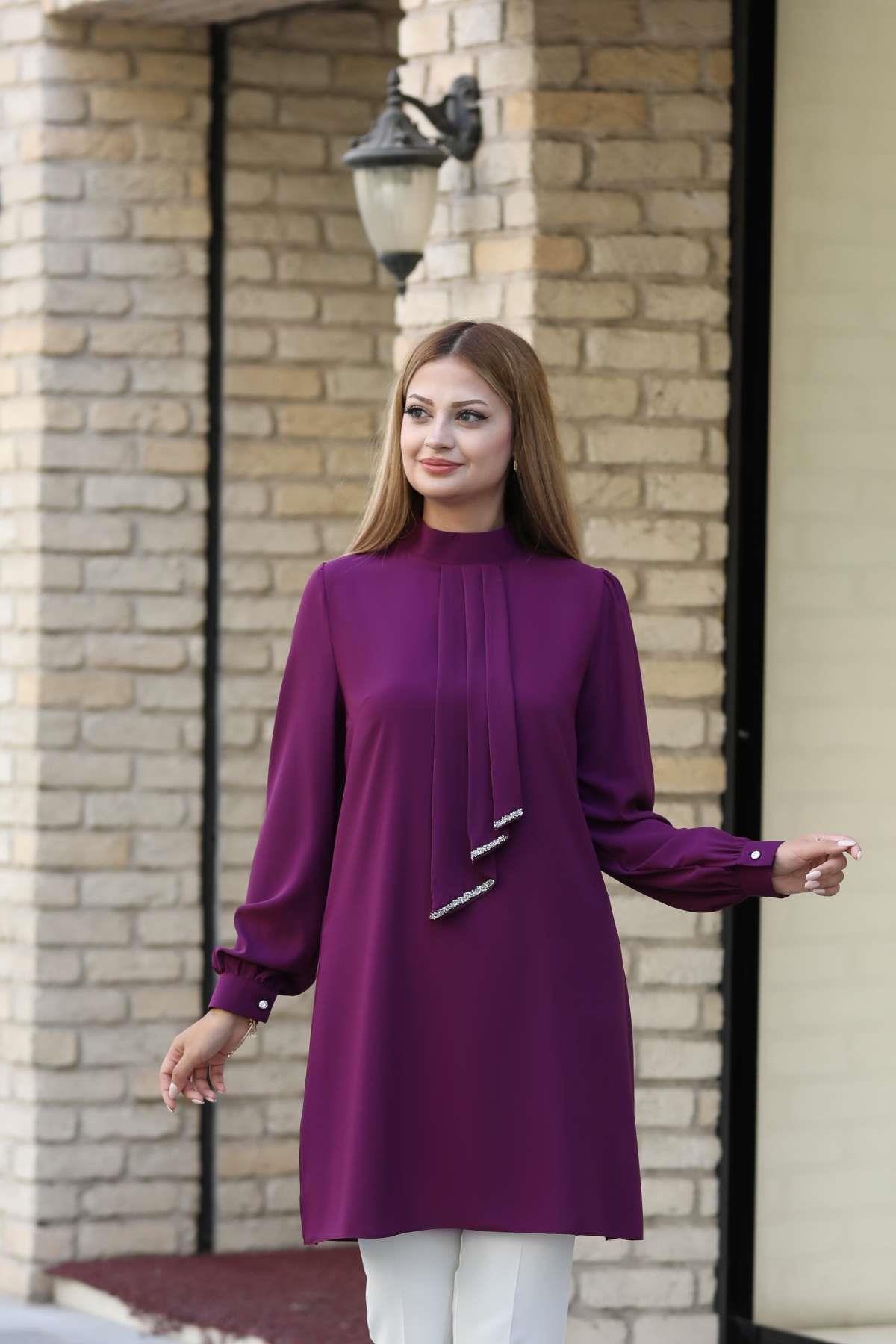 IŞIL TUNİKANR34-MÜRDÜMAhunur Moda