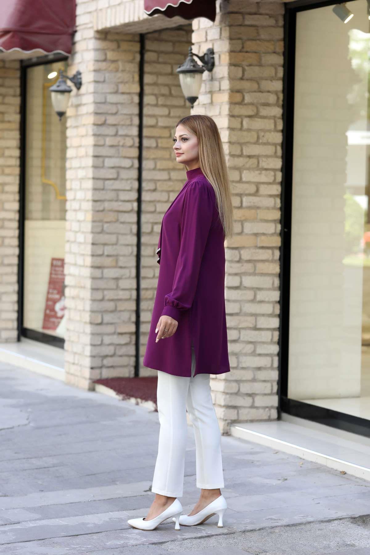 IŞIL TUNİKANR34-MÜRDÜMAhunur Moda