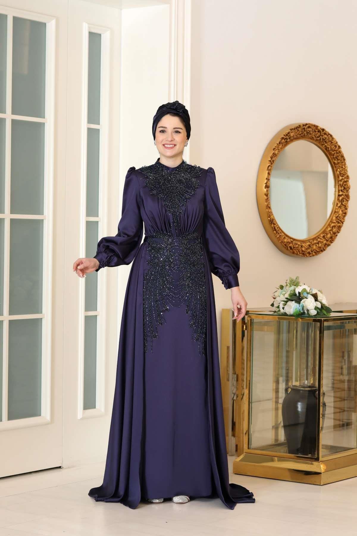 Angel Abiye Lacivert BBF28BBF28-LACİVERTBurak Baran