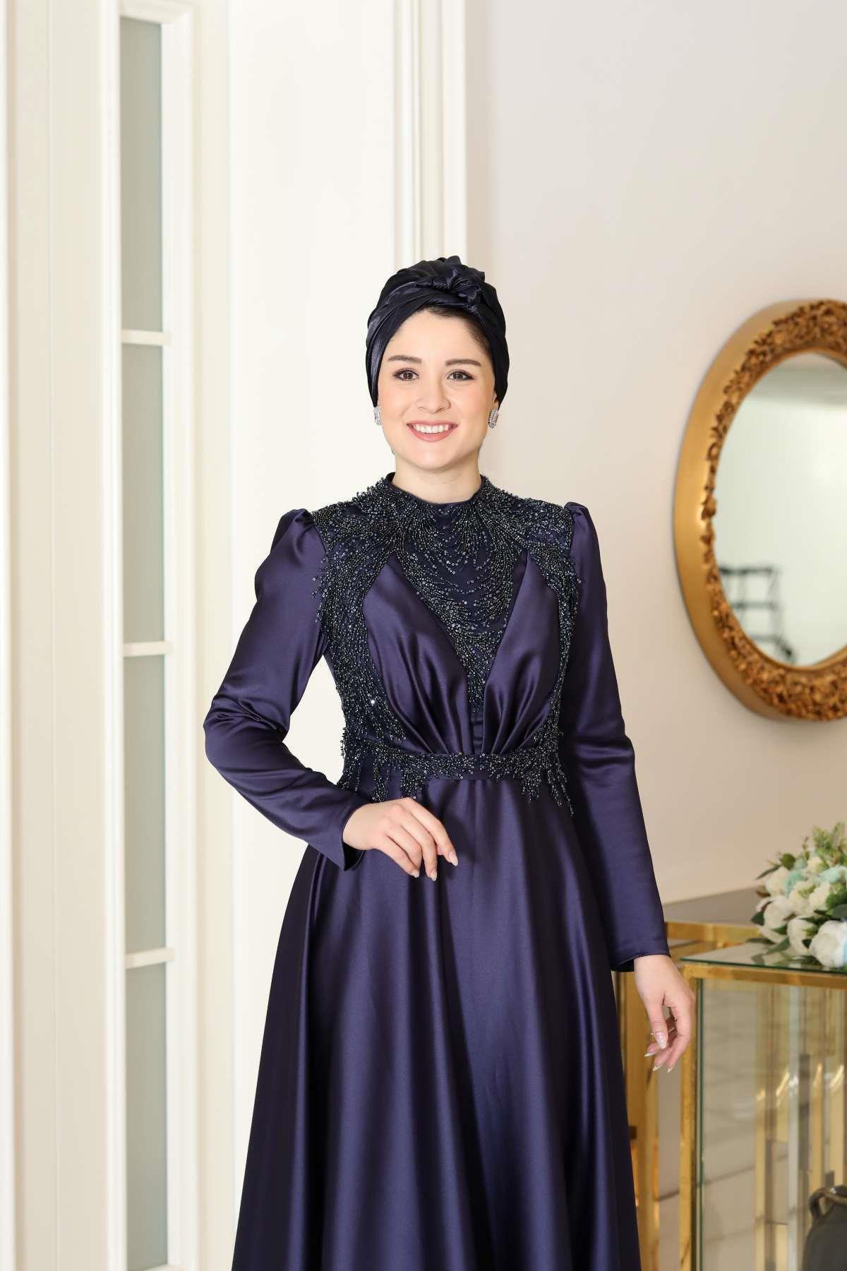 Henna Abiye Lacivert BBF30BBF30-LACİVERTBurak Baran