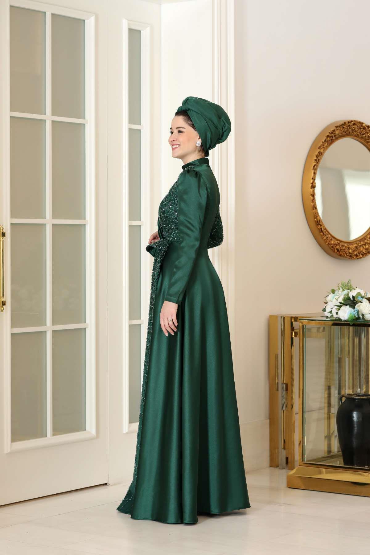 Afra Abiye Yeşil BBF34BBF34-YEŞİLBurak Baran