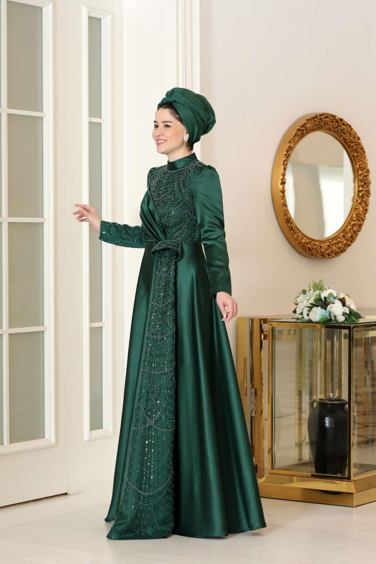 Afra Abiye Yeşil BBF34BBF34-YEŞİLBurak Baran