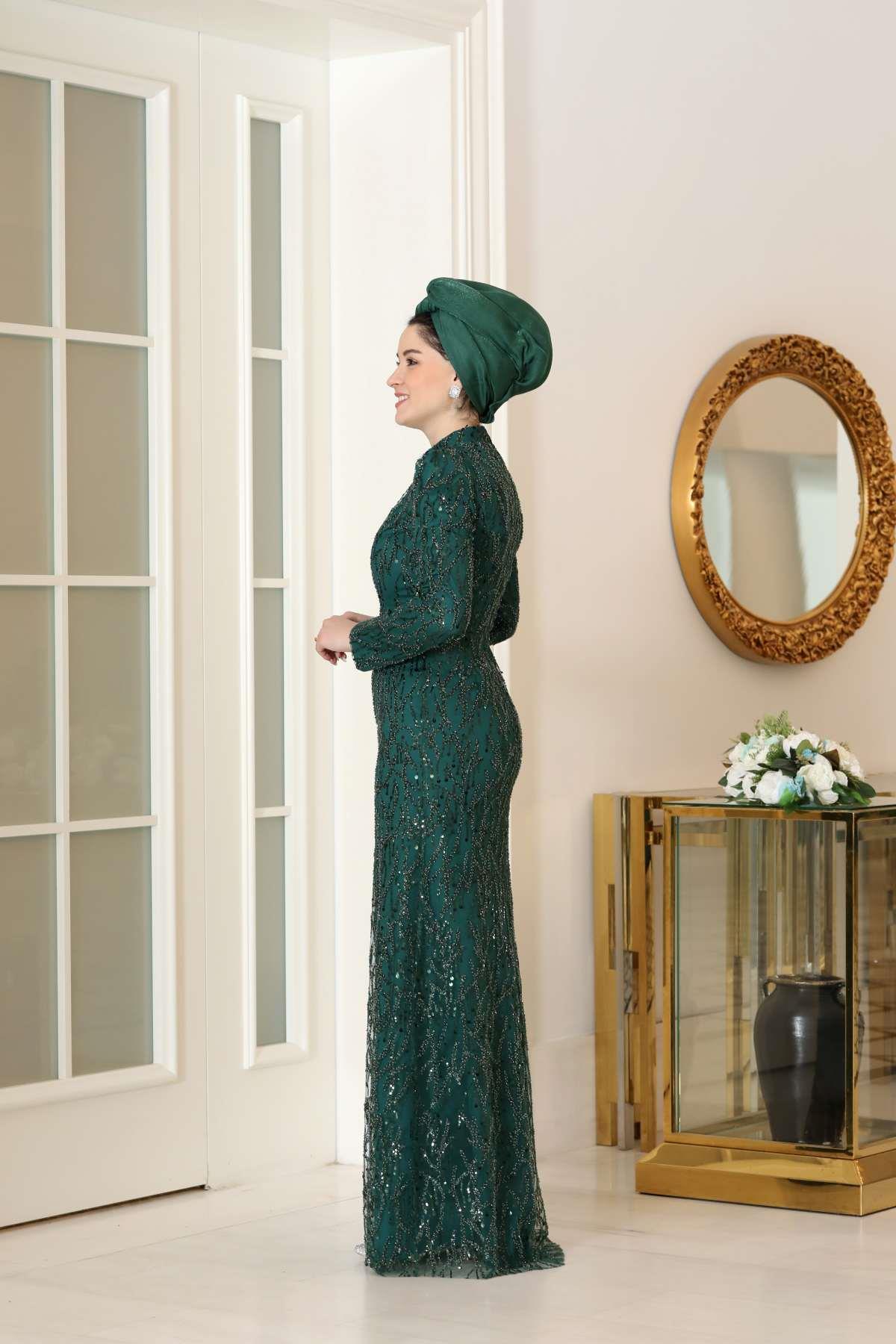 Alina Abiye Yeşil BBF36BBF36-YEŞİLBurak Baran