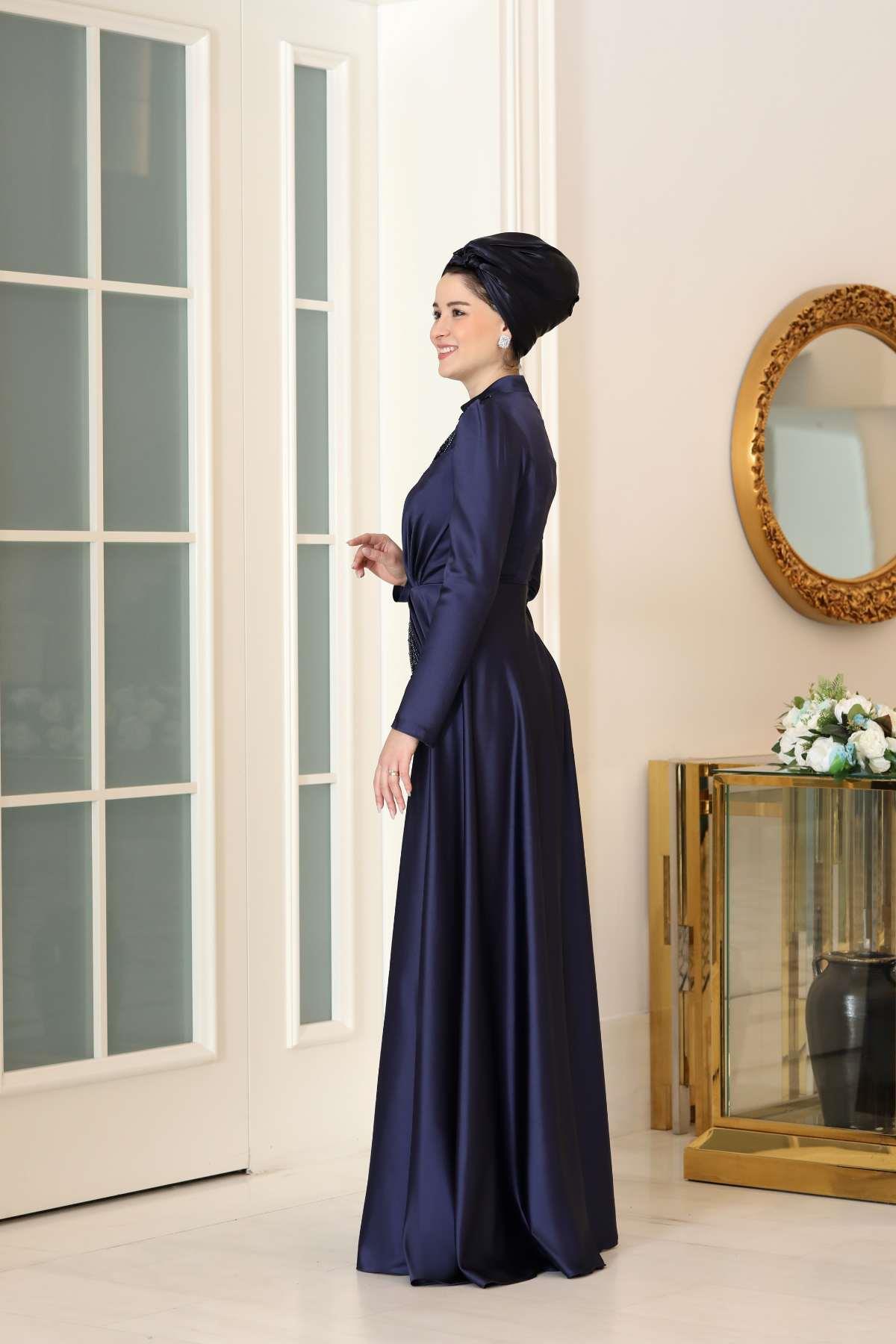 Lale Abiye Lacivert BBF38BBF38-LACİVERTBurak Baran