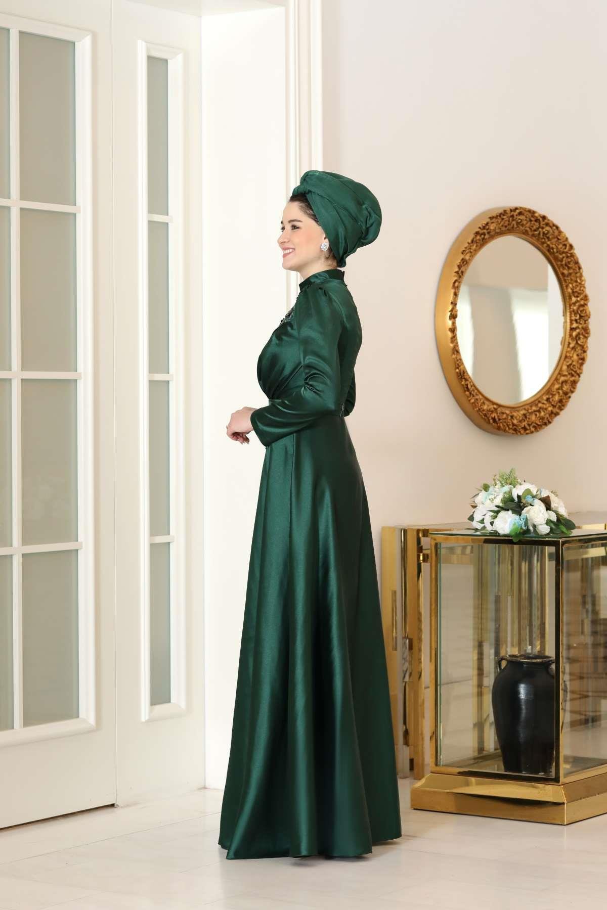 Lale Abiye Yeşil BBF38BBF38-YEŞİLBurak Baran