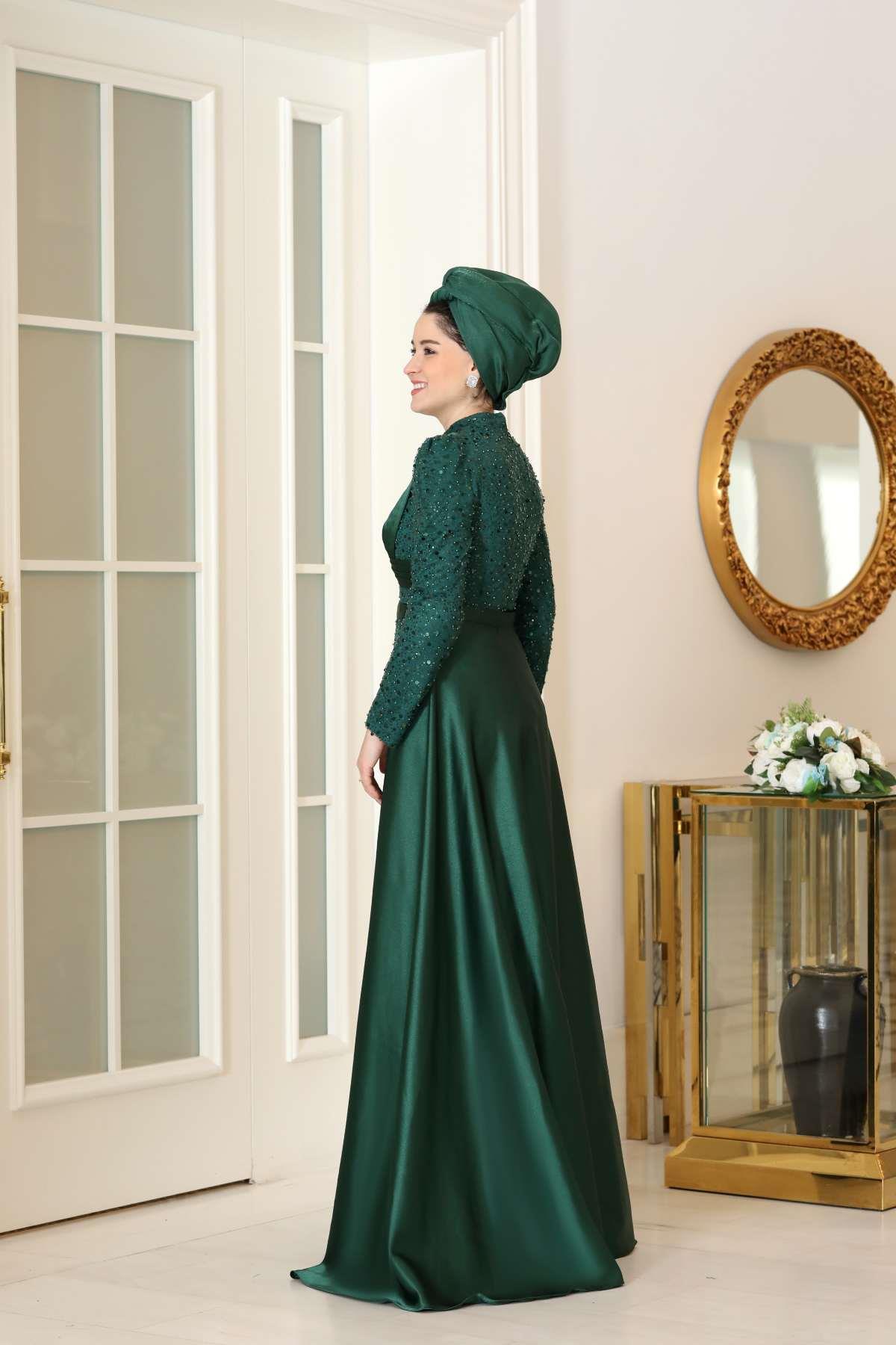 Alya Abiye Yeşil BBF48BBF48-YEŞİLBurak Baran