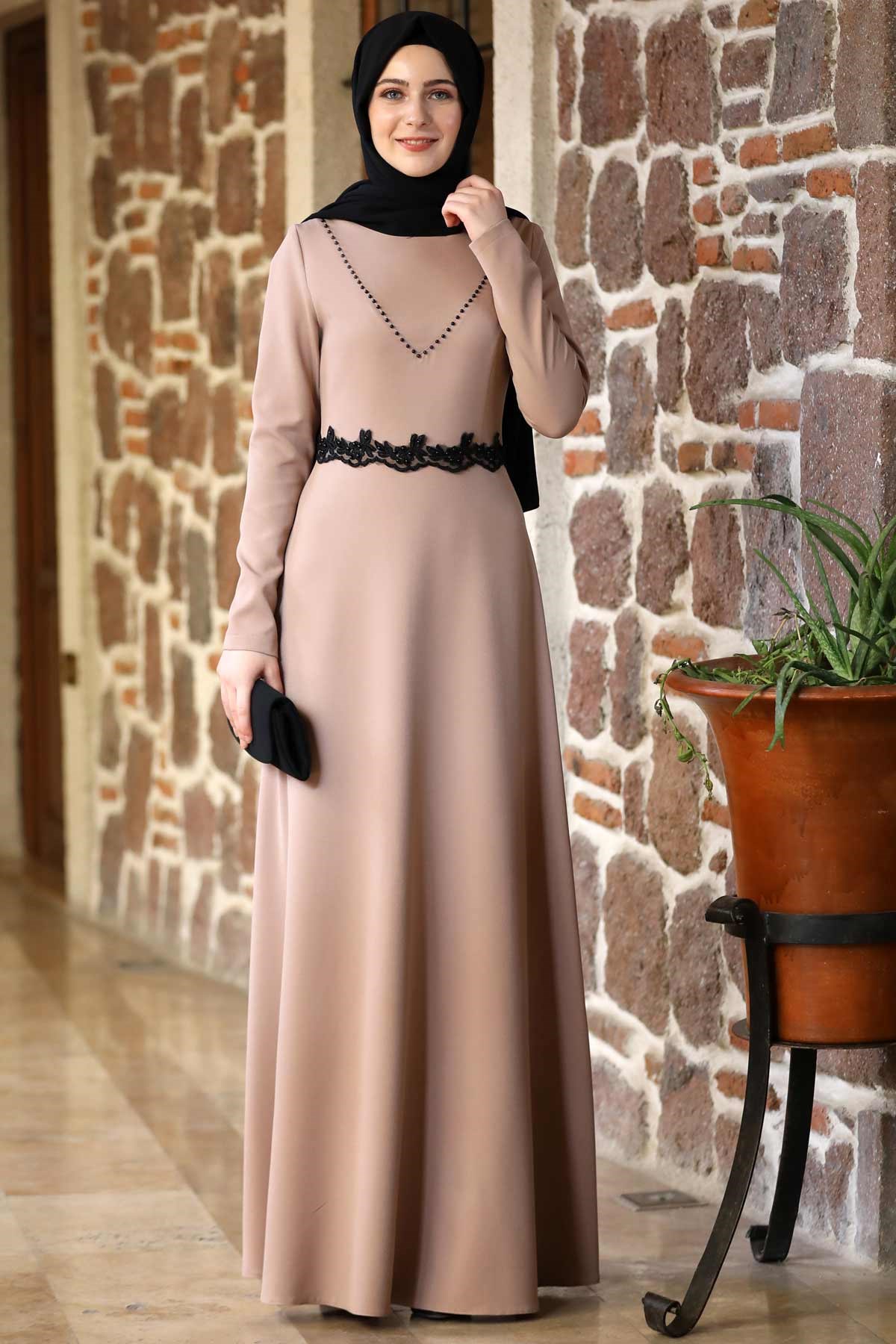 ARMİN ELBİSEELB08-VİZONElben