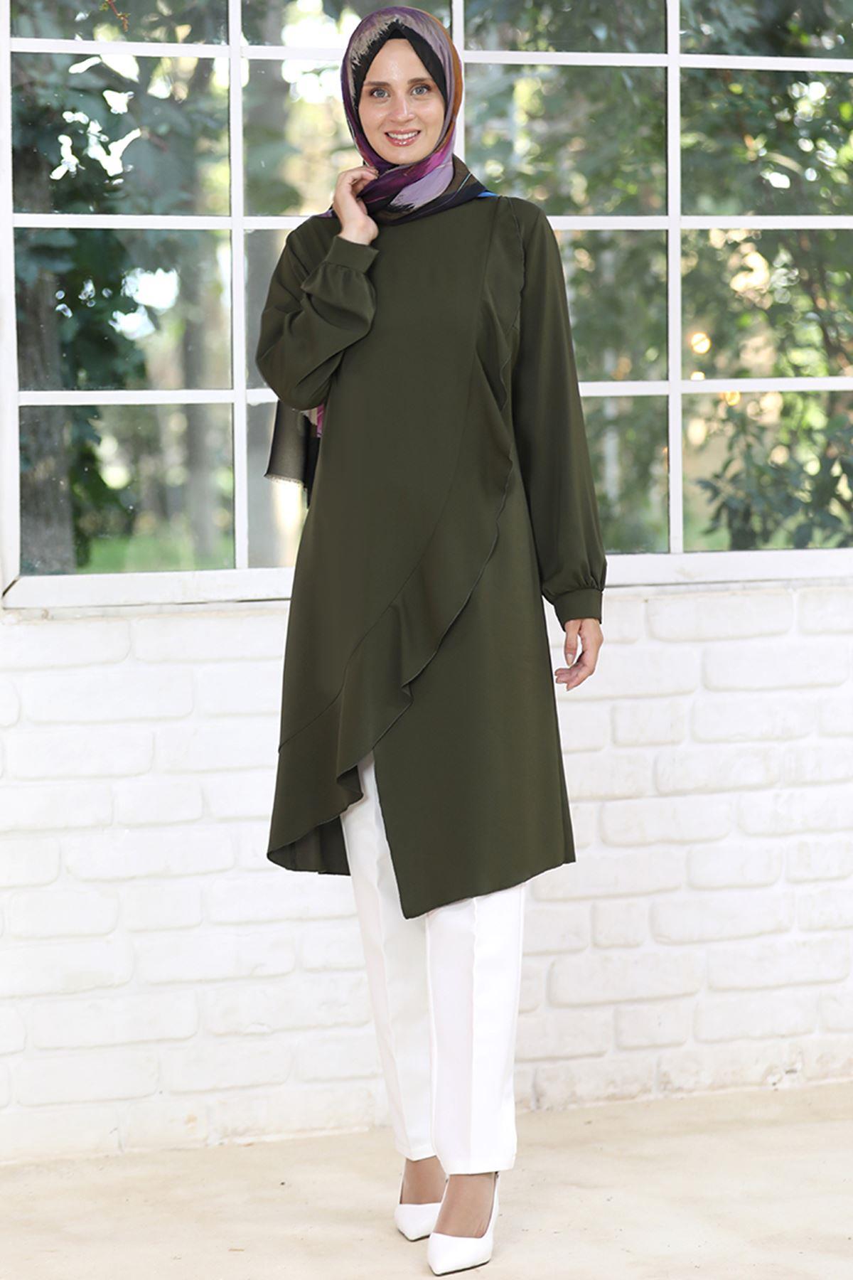 FIRFIR DETAYLI TUNİKELB36-HAKİElben