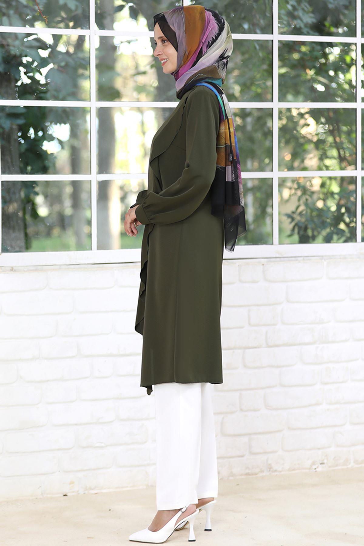 FIRFIR DETAYLI TUNİKELB36-HAKİElben