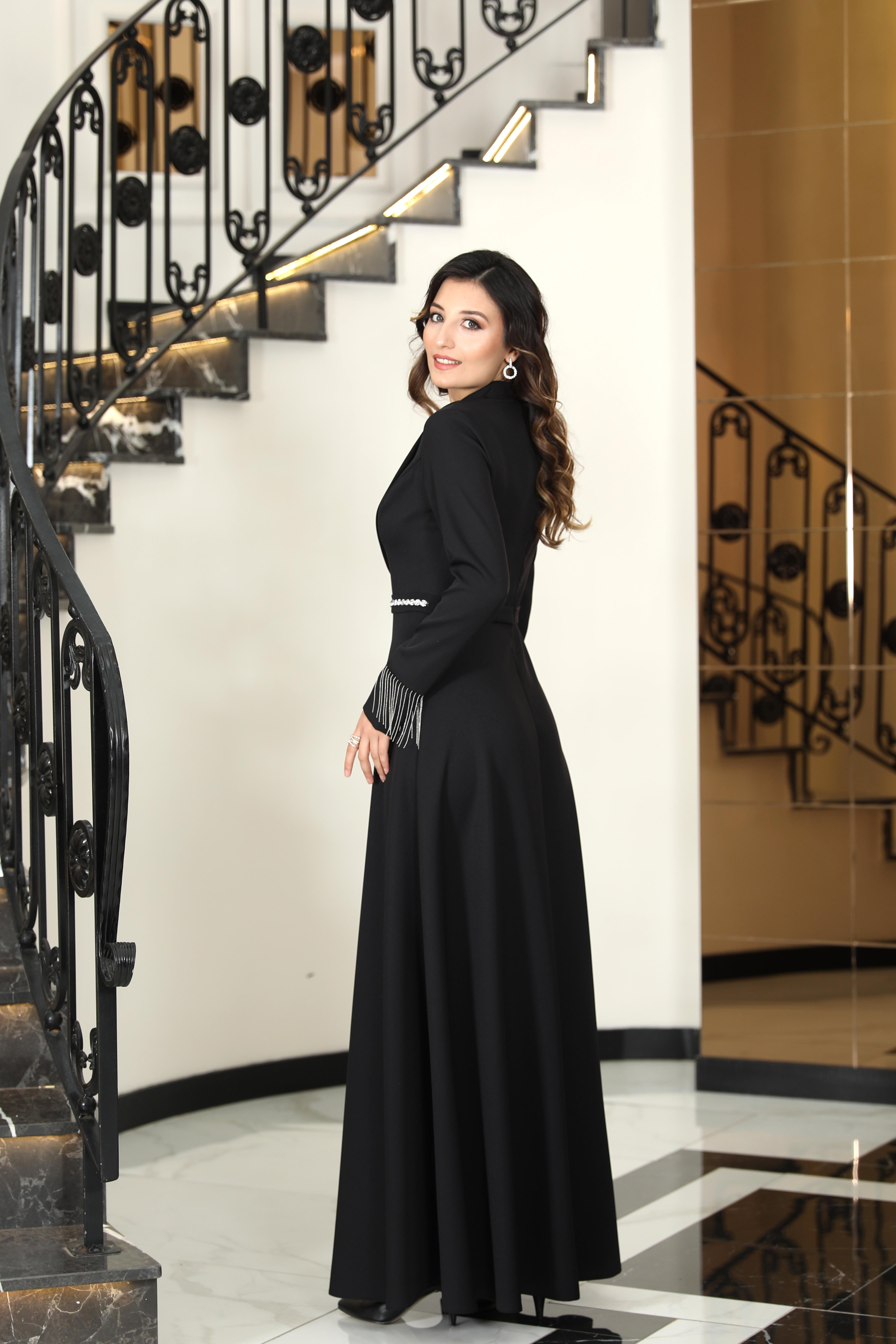 GAMZE ABİYEELB48-SİYAHElben