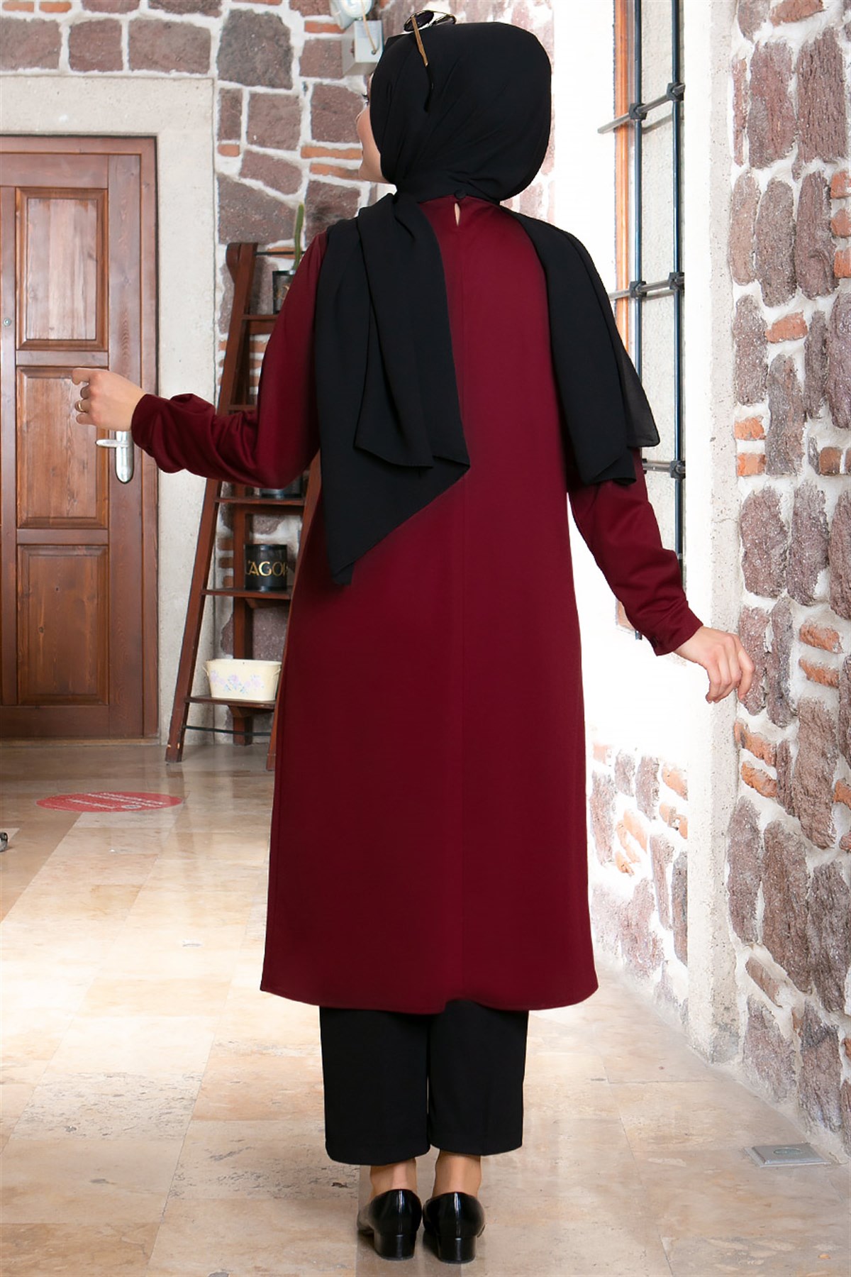 Hanım Tunik Pantolon Takım Mürdüm FHM439FHM439-MÜRDÜMFahima