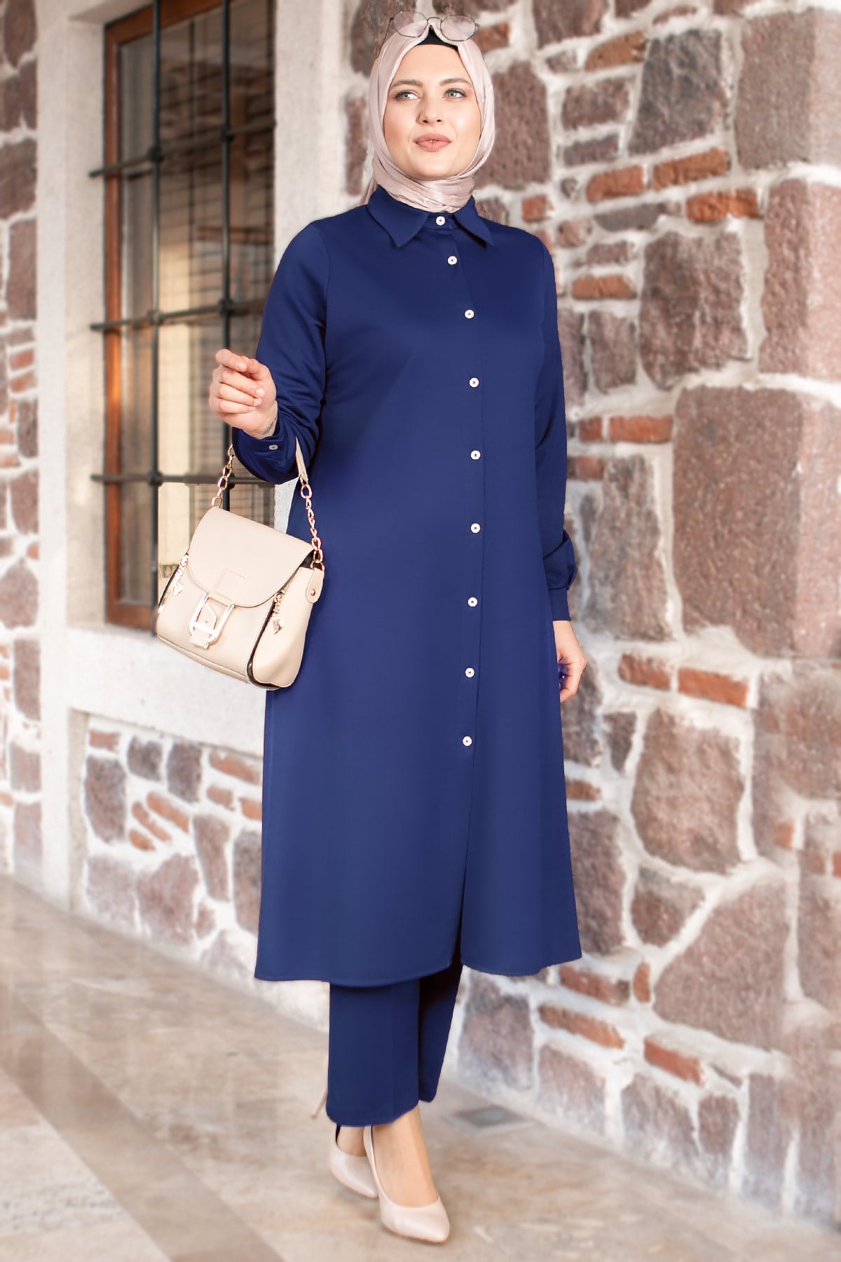 Nilay - 2'li - Takım - İndigo - FHM592FHM592-İNDİGOFahima