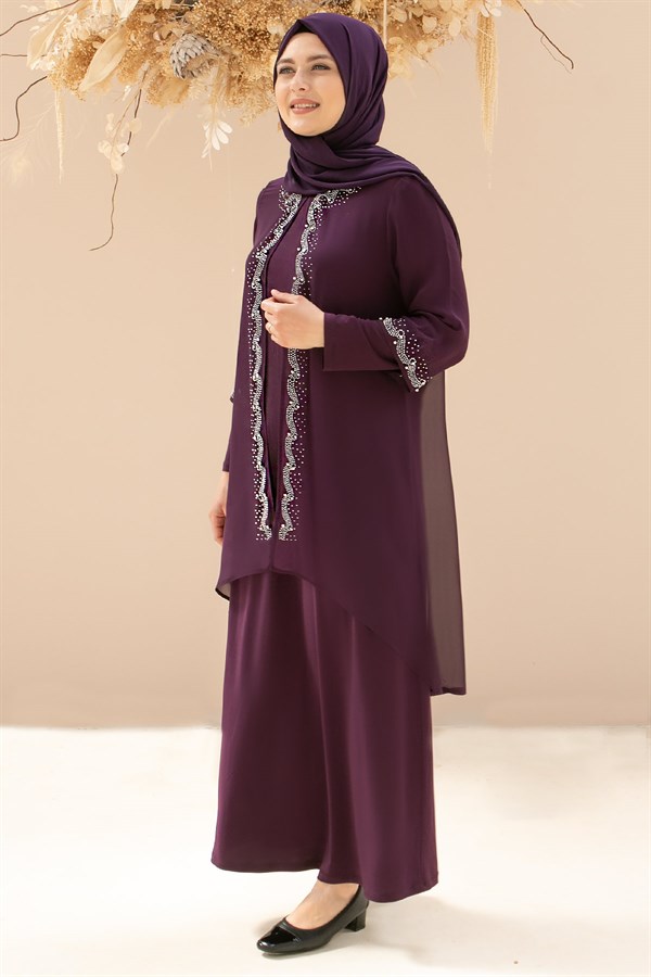 Efsun - Abiye - Mürdüm - FHM628FHM628-MÜRDÜMFahima