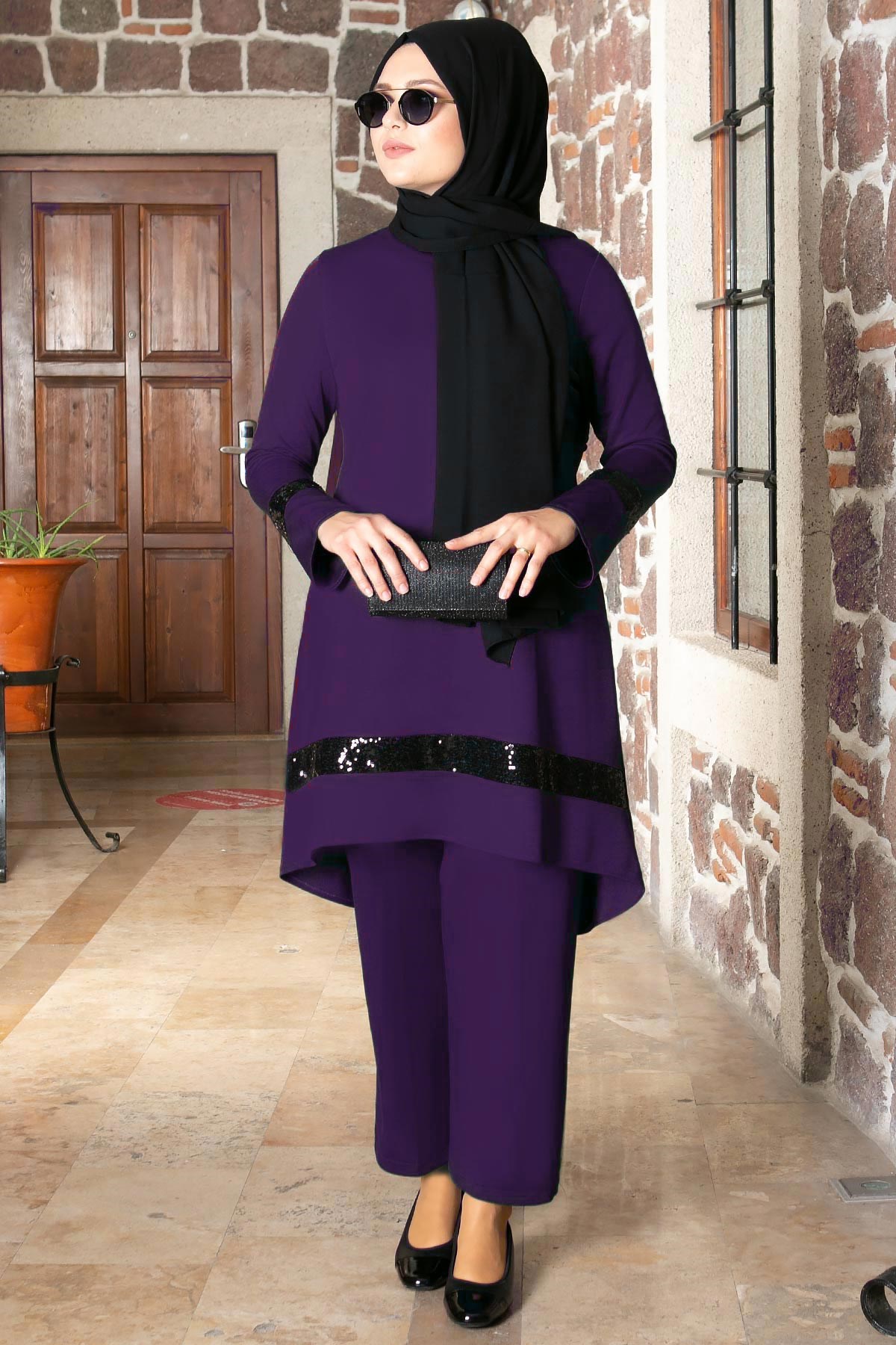 Güz Takım Mor FHM806FHM806-MORFahima