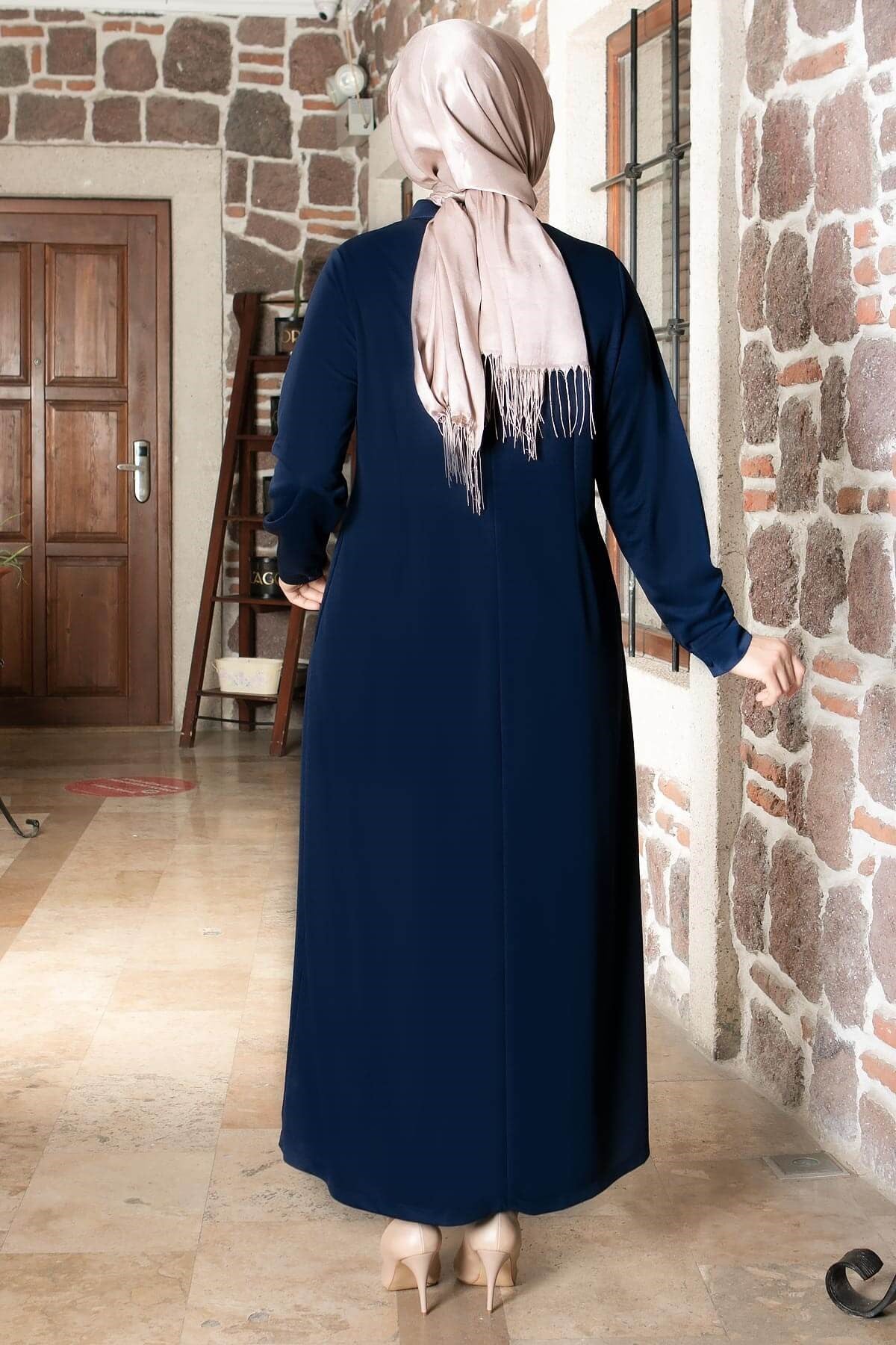 FERMUARLI FERACEFHM814-LACİVERTFahima
