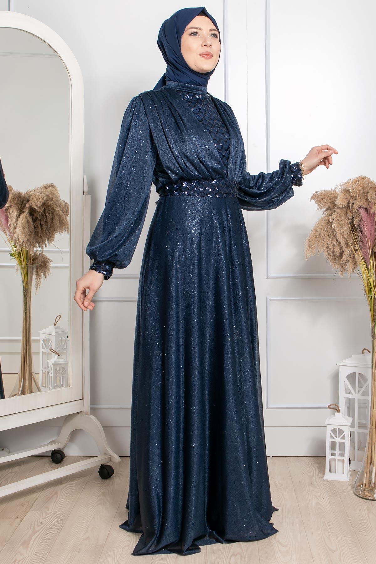 EDA ABİYEFHM872-LACİVERTFahima