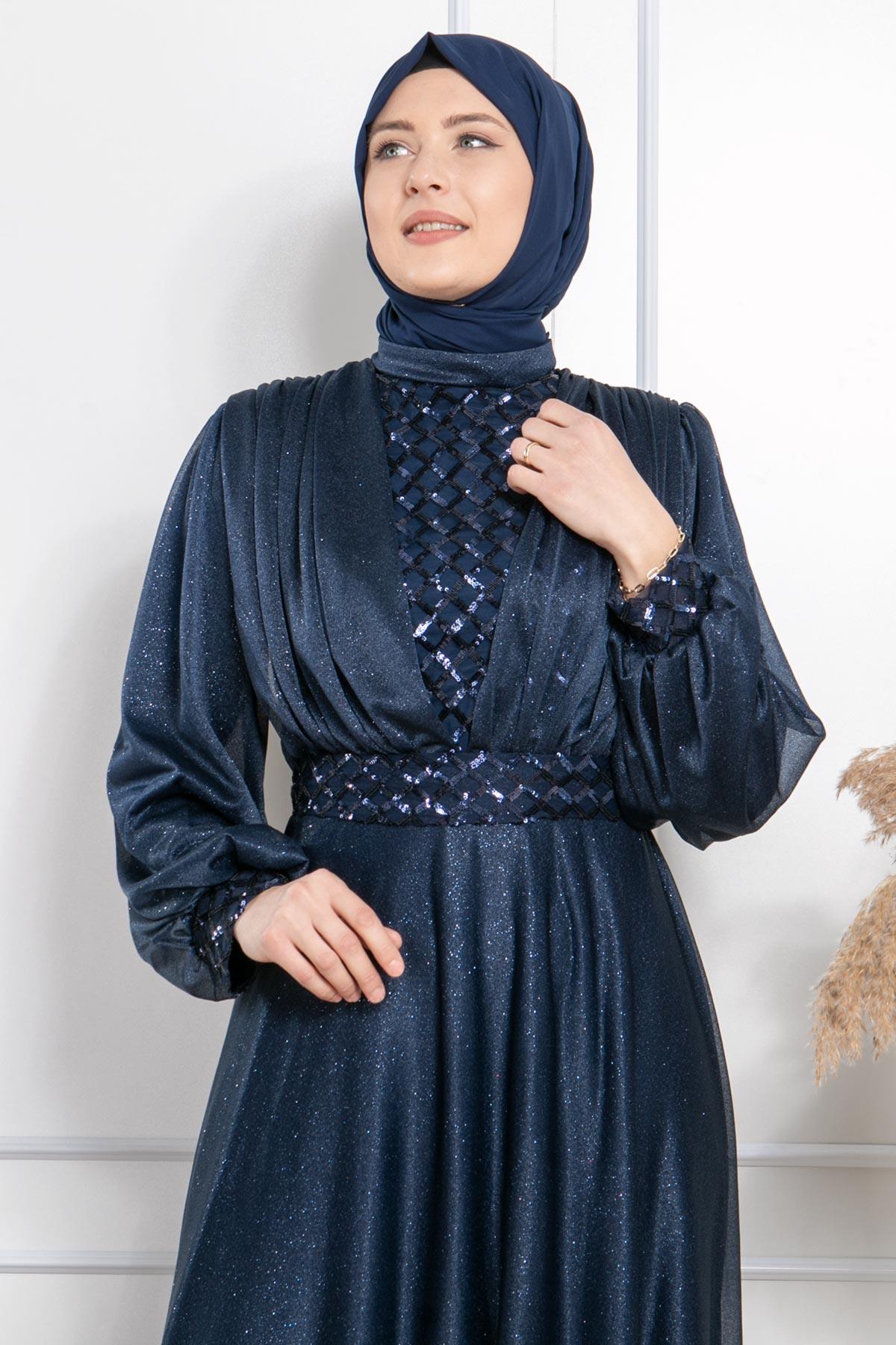 EDA ABİYEFHM872-LACİVERTFahima