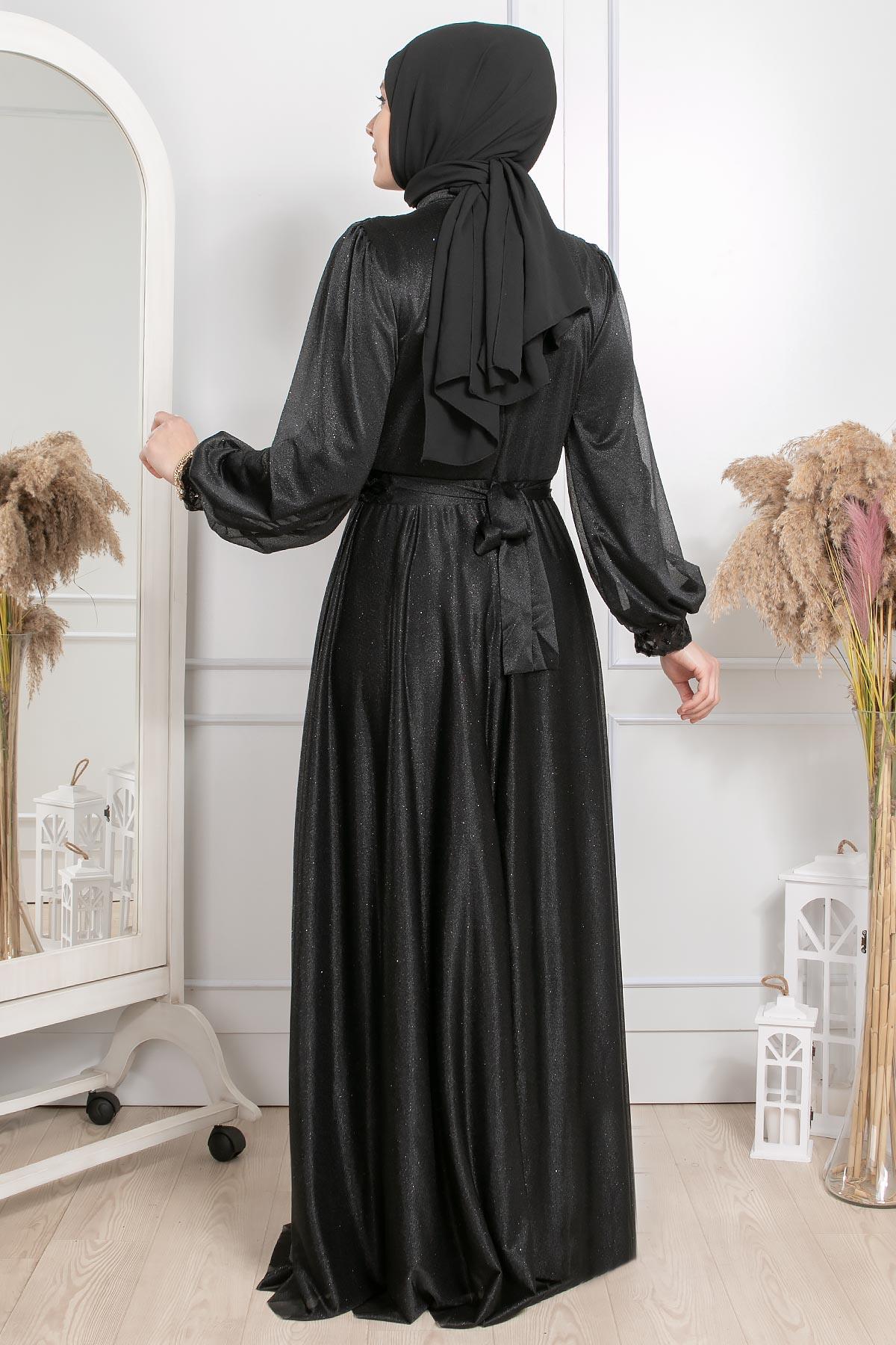 Eda Abiye Siyah FHM872FHM872-SİYAHFahima