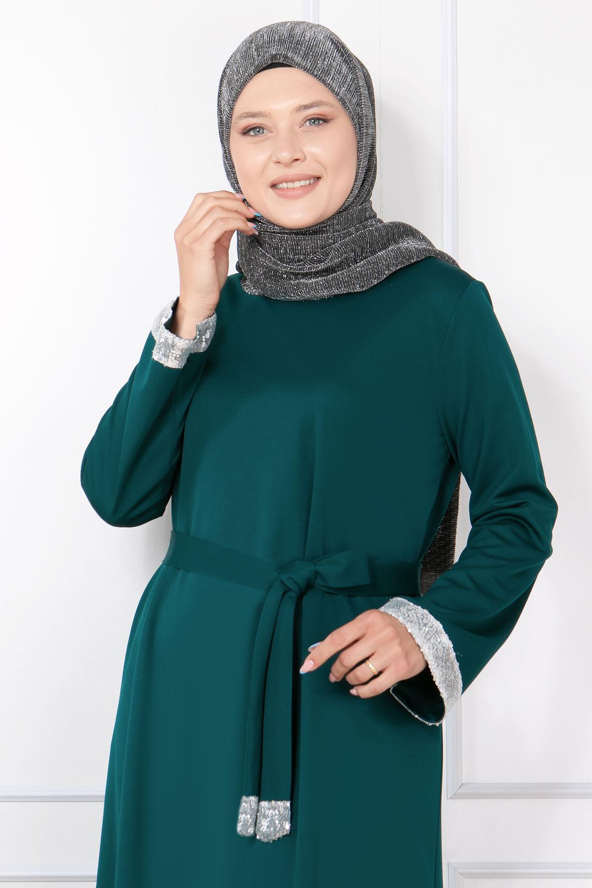 PIRIL ELBİSEFHM878-PETROLFahima